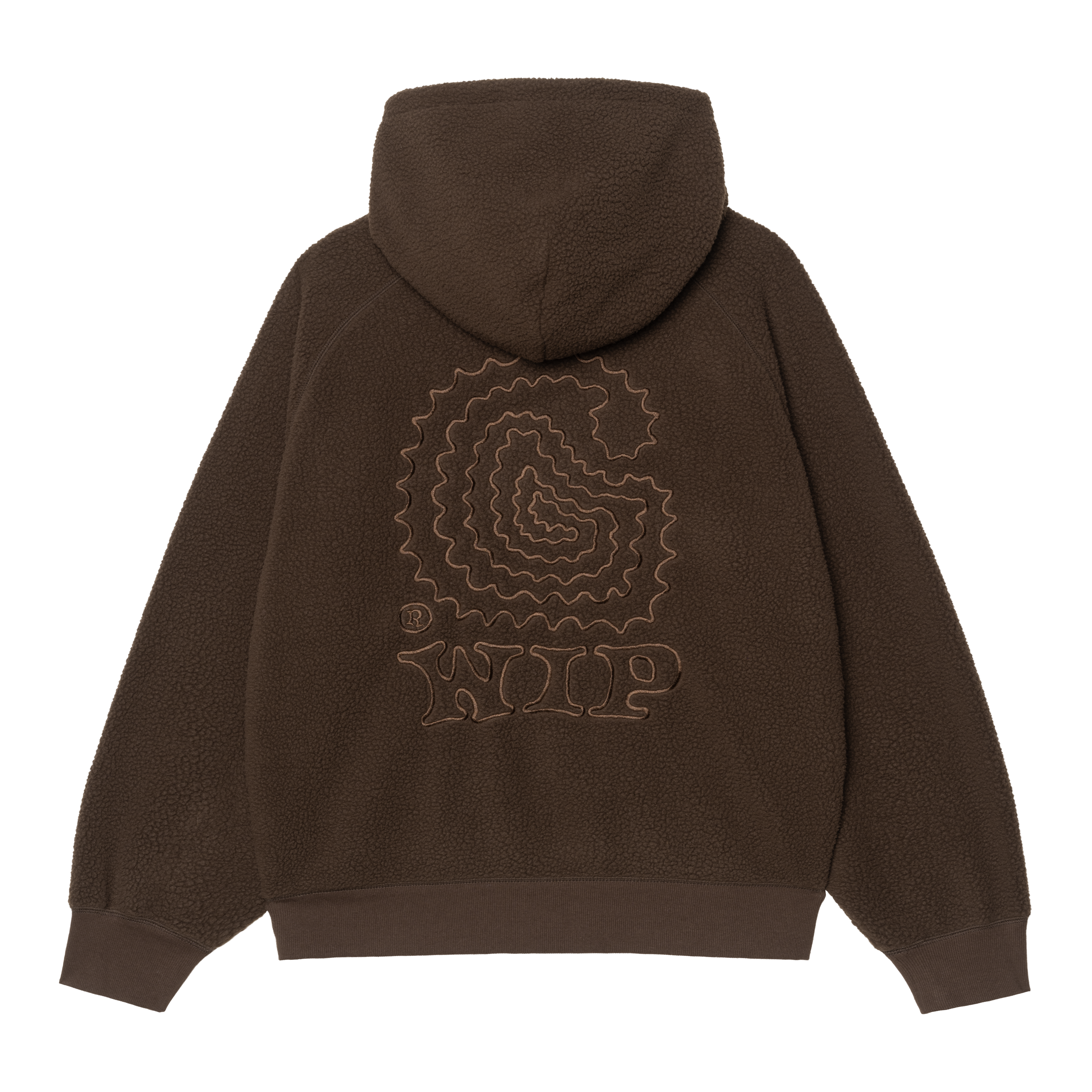 Carhartt WIP Hooded Limn C Fleece Sweatshirt, Tobacco | Official