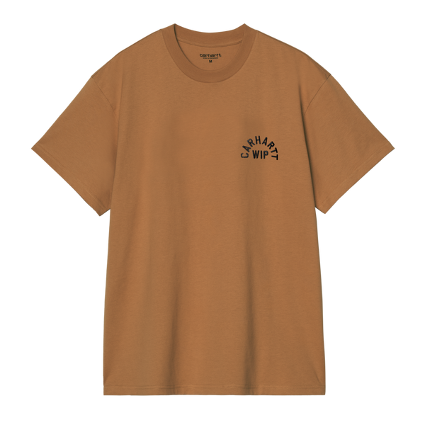 S/S Arch Script T-Shirt WIP H Brown / Black