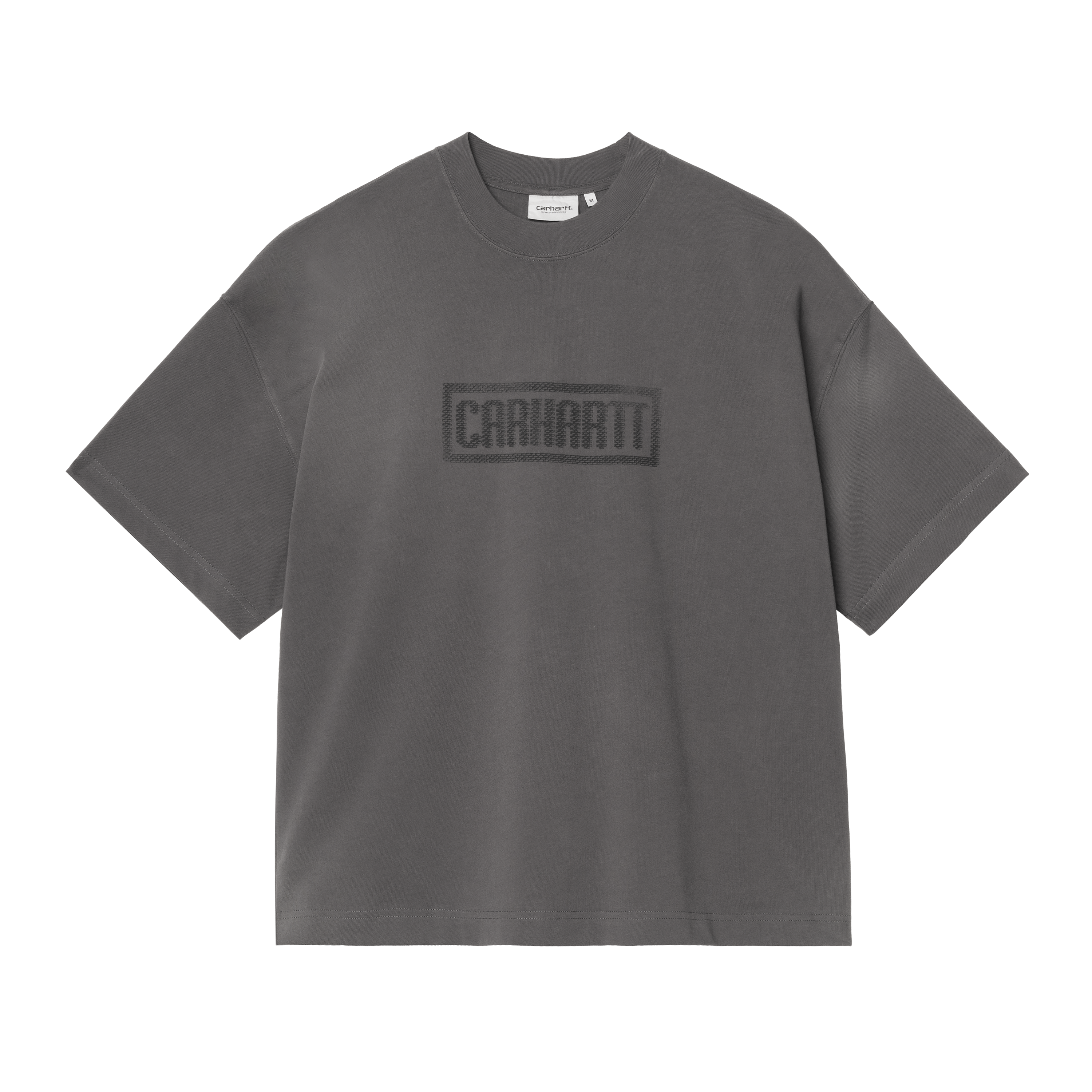 Carhartt WIP S/S Bricky Man T-Shirt Soot stone dyed | black | S | Men