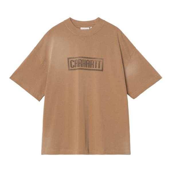 S/S Bricky Man T-Shirt WIP H Brown stone dyed