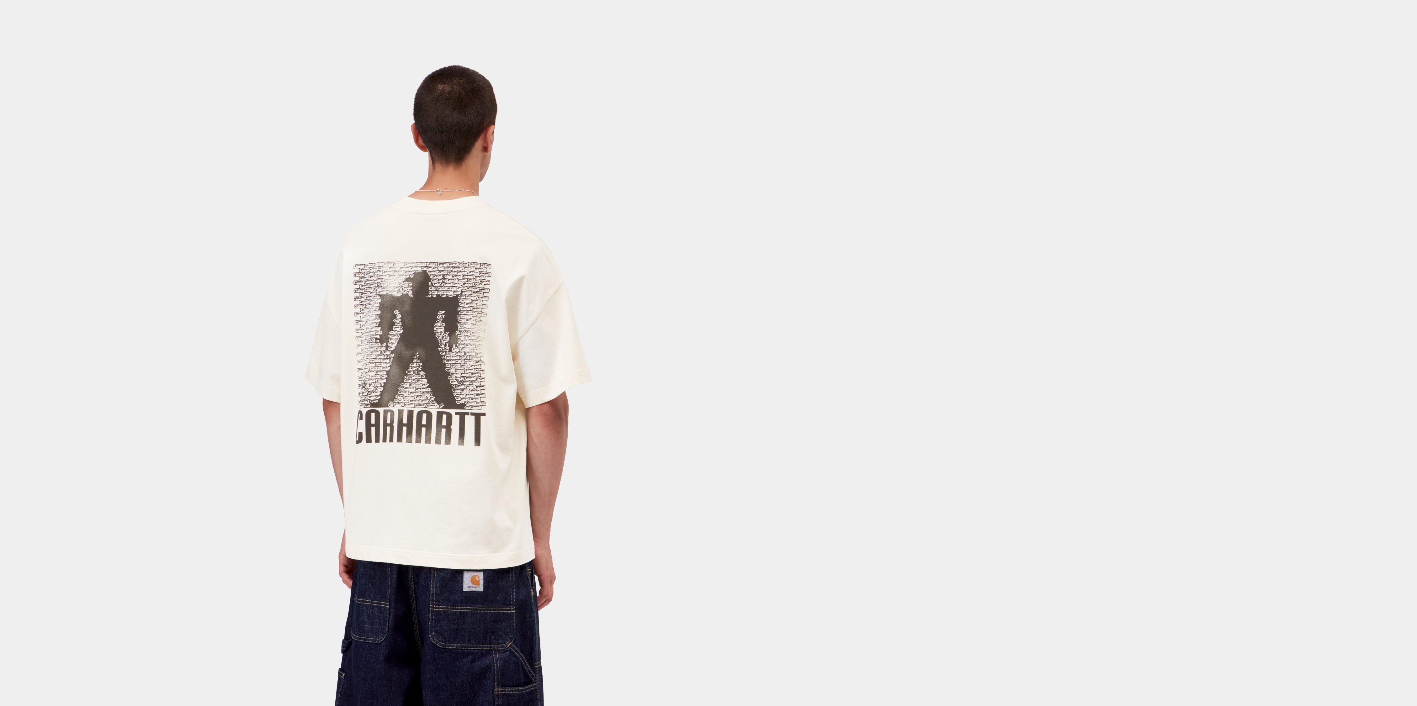 Carhartt WIP S/S Bricky Man T-Shirt Wax stone dyed | XS | Men