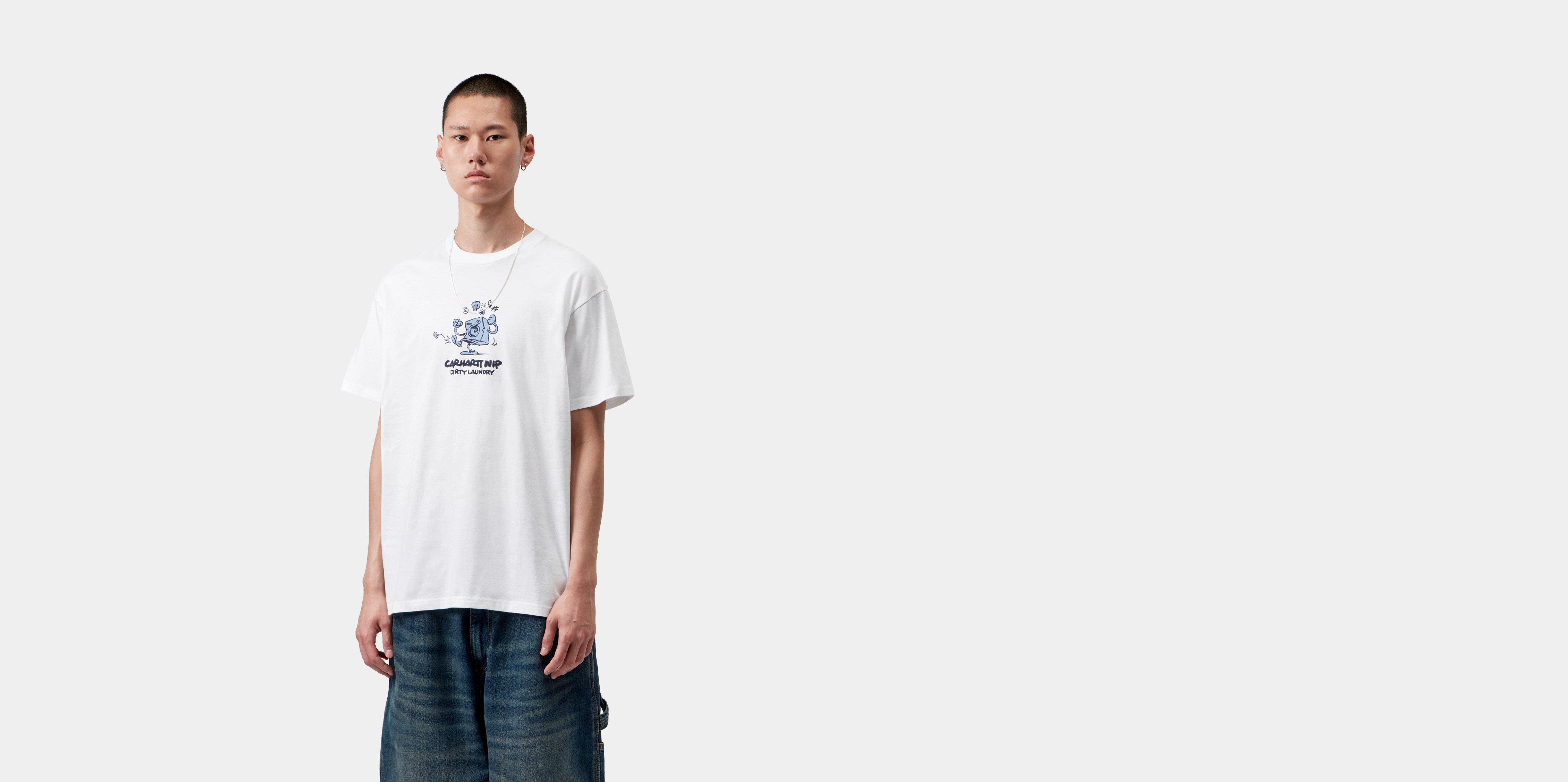 Carhartt WIP S/S Dirty Laundry T-Shirt White | S | Men