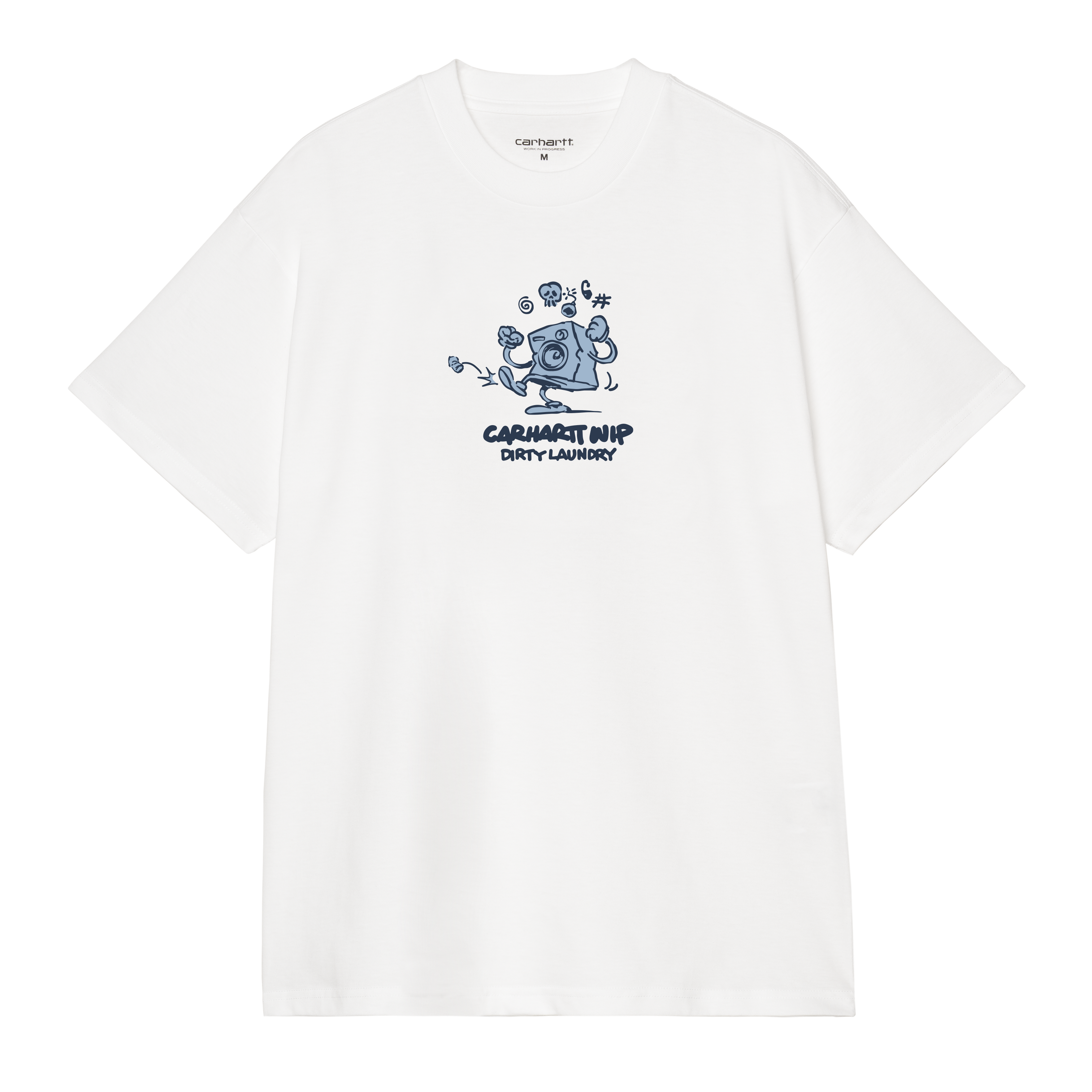Carhartt WIP S/S Dirty Laundry T-Shirt, White | Official Online Store