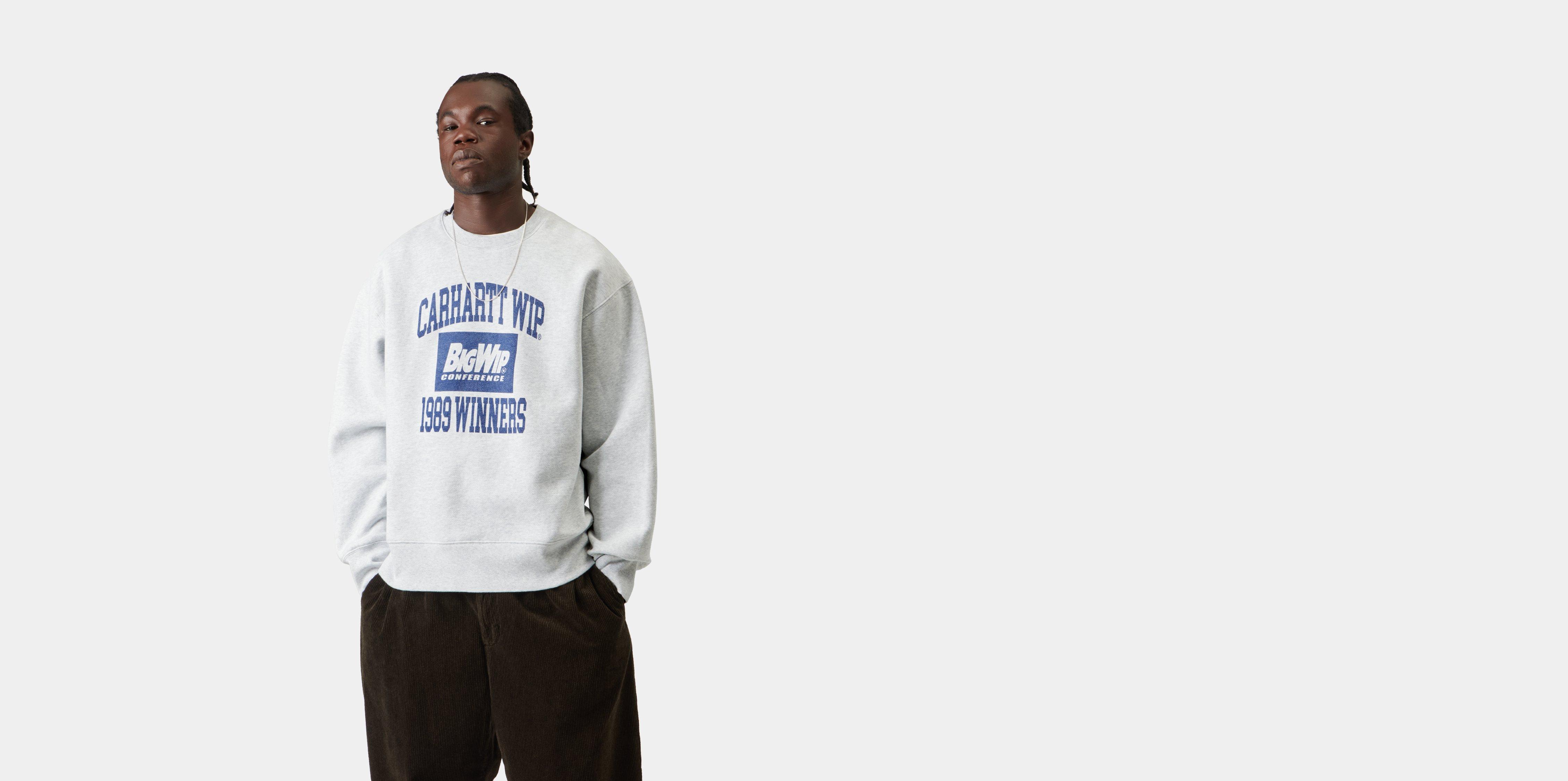 Carhartt WIP 1989 Winners Sweatshirt Ash Heather heavy stone wash | grey | S | Men
