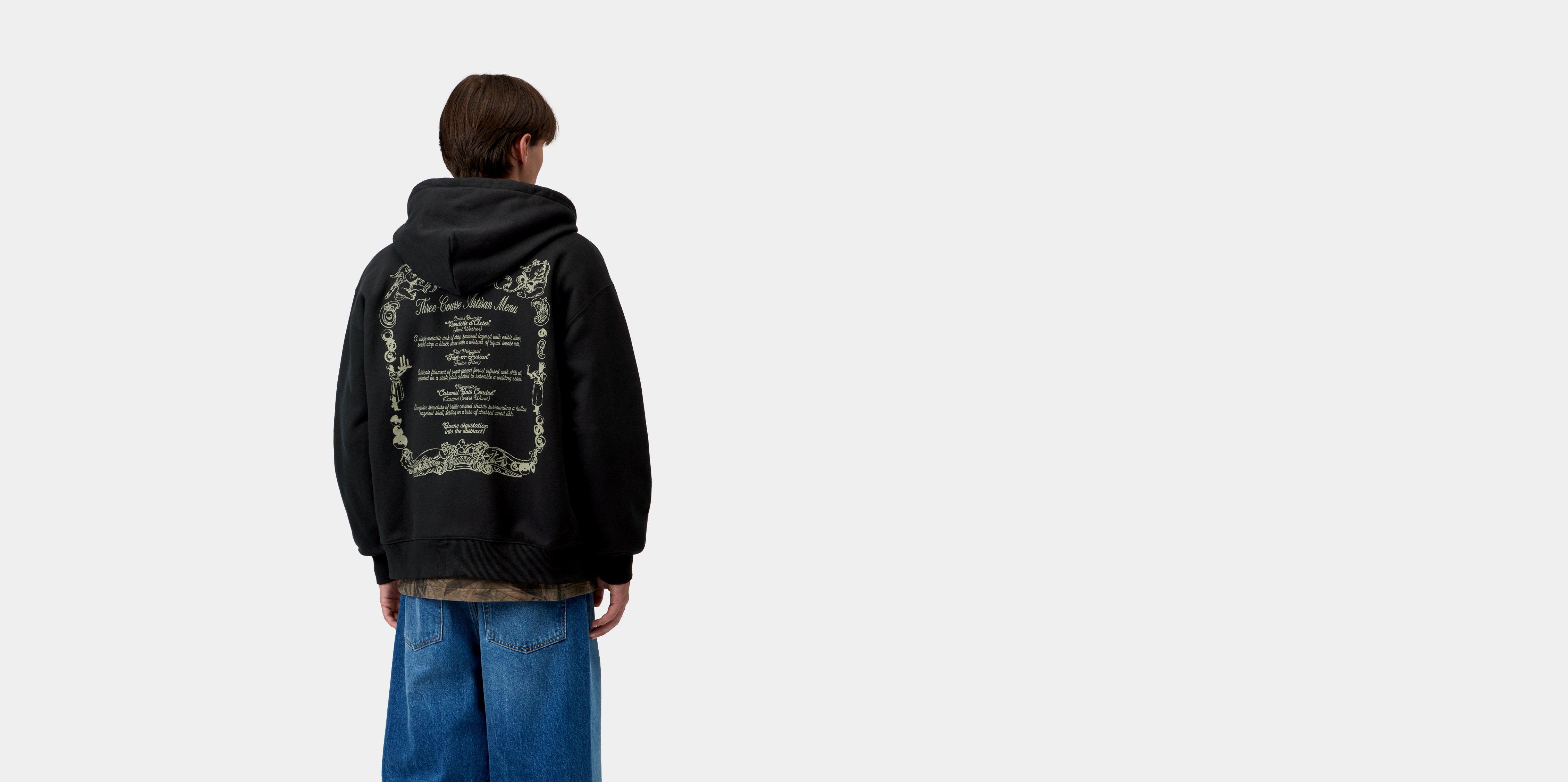 Carhartt WIP Hooded Chez WIP Sweat Jacket Black / Green | S | Men