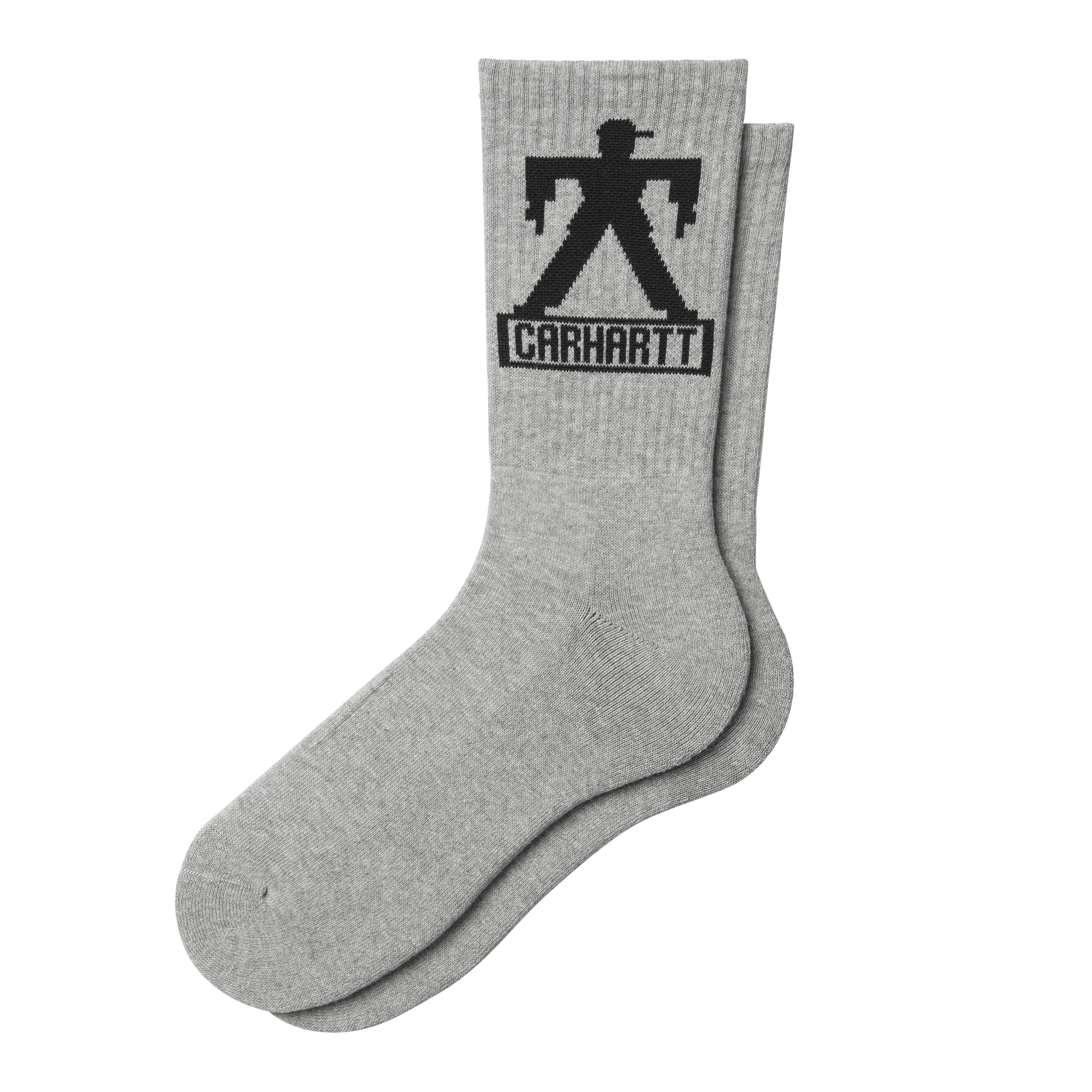Carhartt WIP Bricky Man Socks Grey Heather / Black