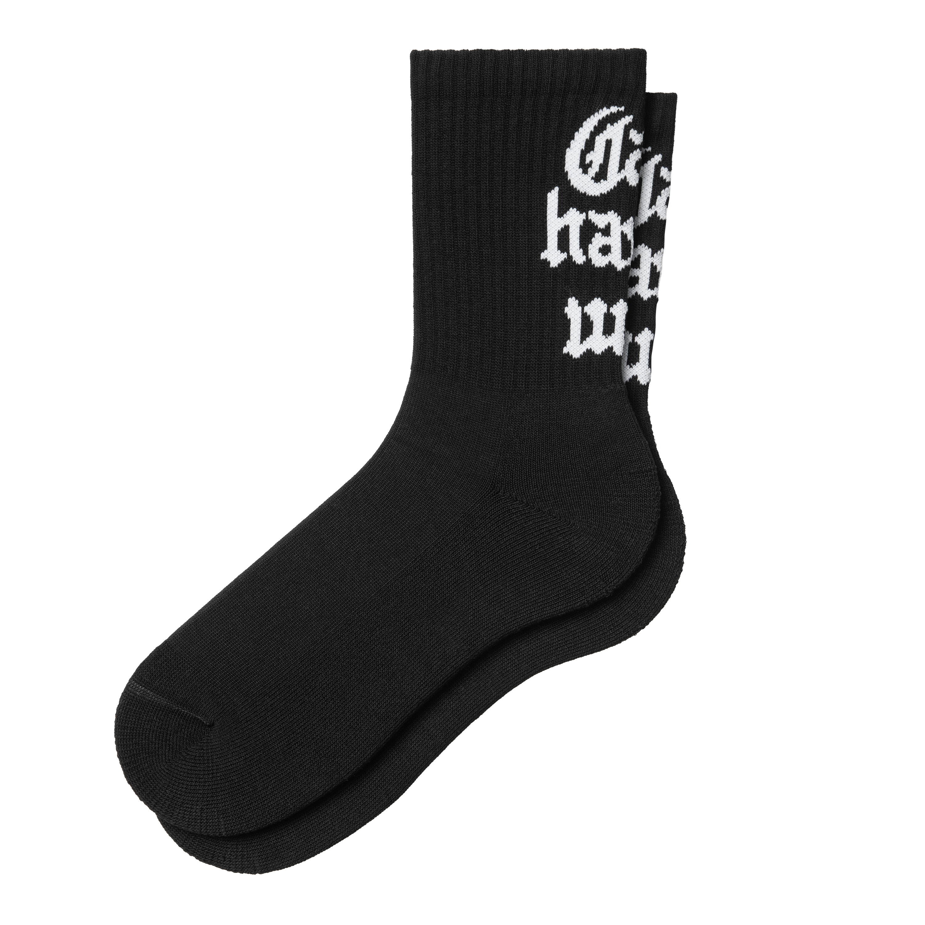Carhartt WIP W' Blackletter Script Socks Black | 3540 | Women