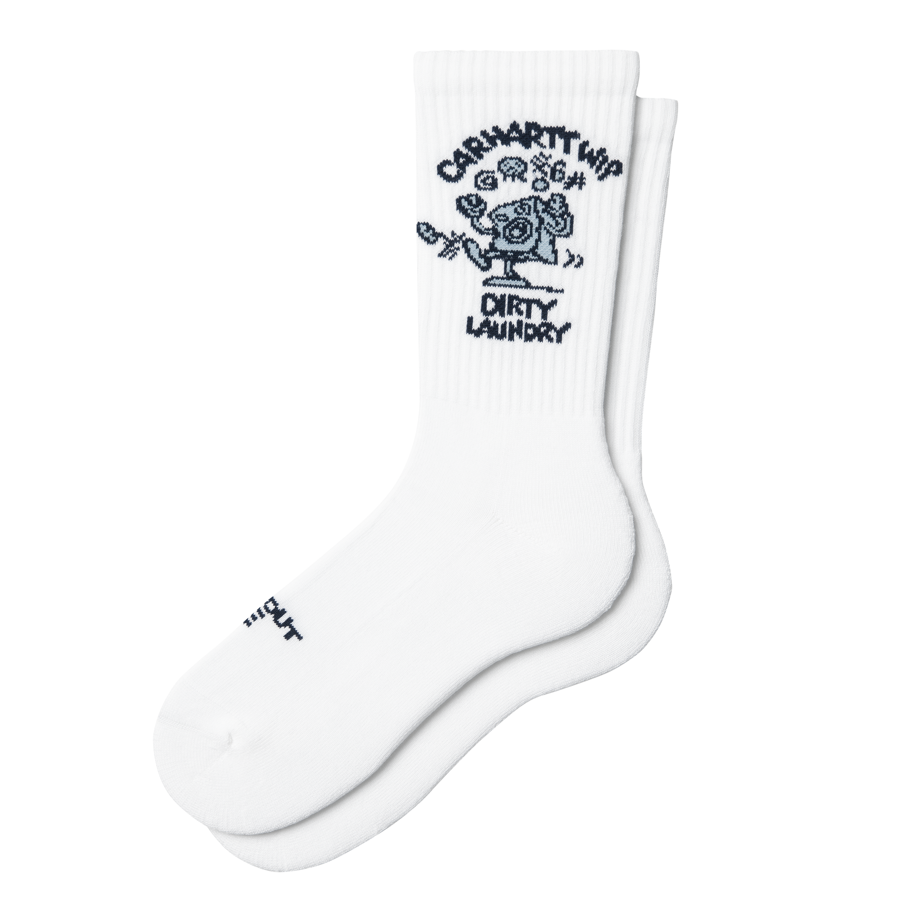 Carhartt WIP Dirty Laundry Socks White