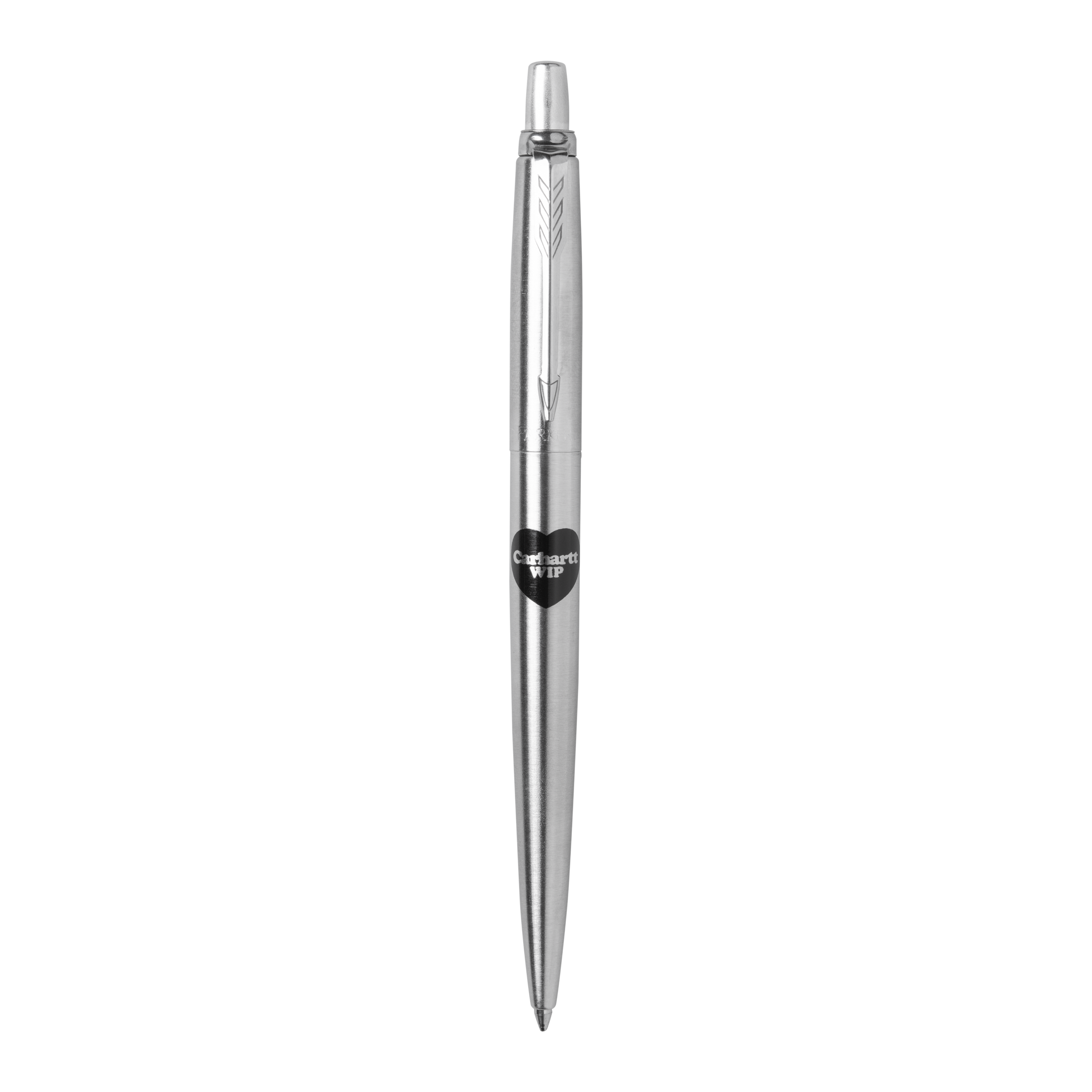 Carhartt WIP Parker Jotter Heart Ballpen Silver | grey