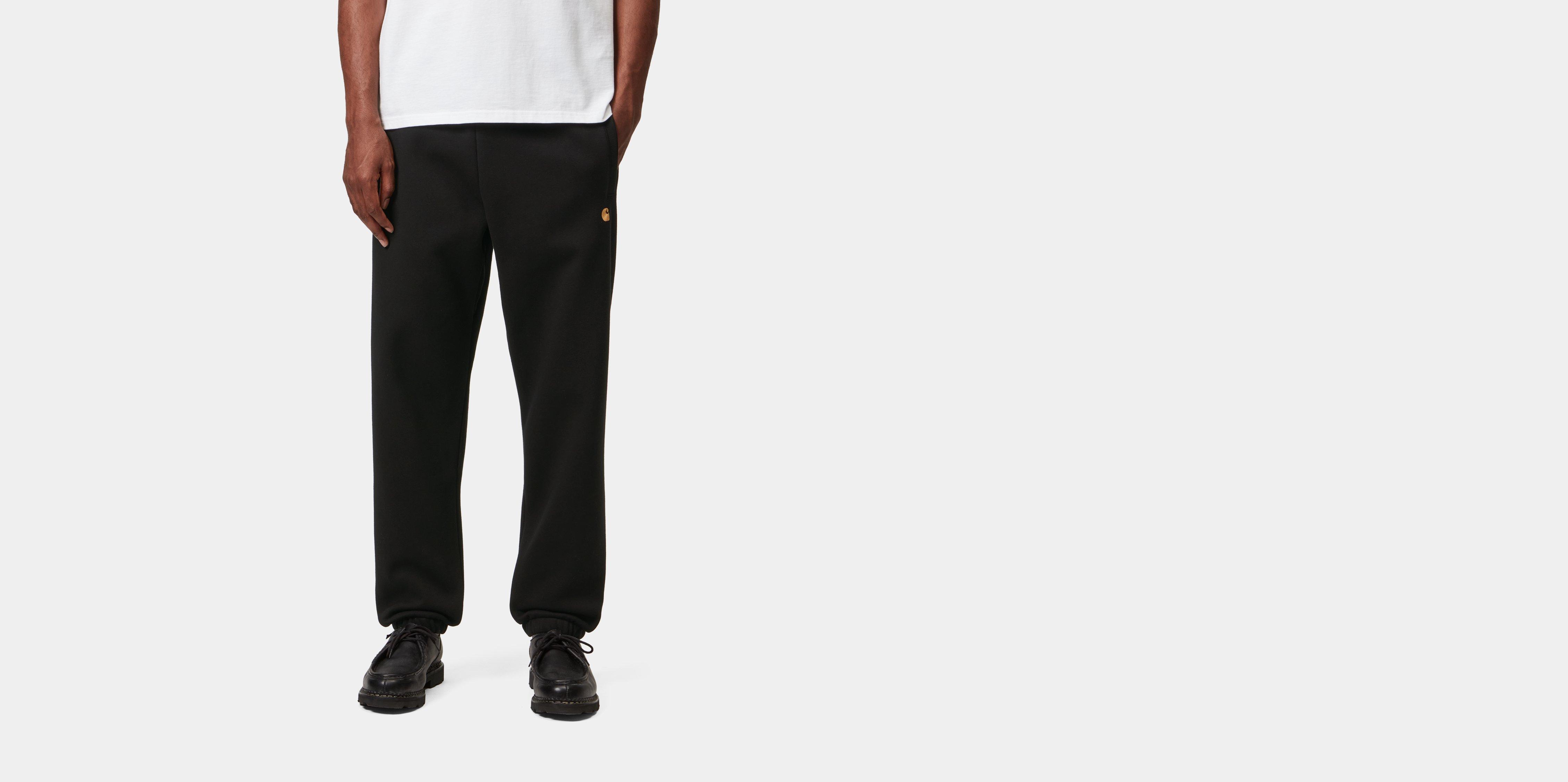 Carhartt WIP Chase Sweat Pant Black / Gold | S | Men