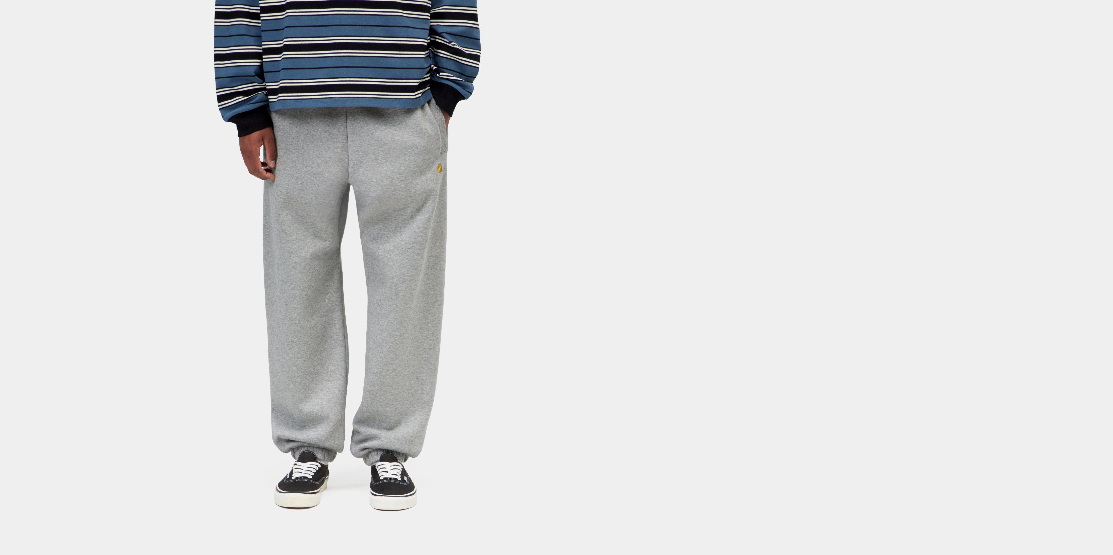 Carhartt WIP Chase Sweat Pant Grey Heather / Gold | XS | Men