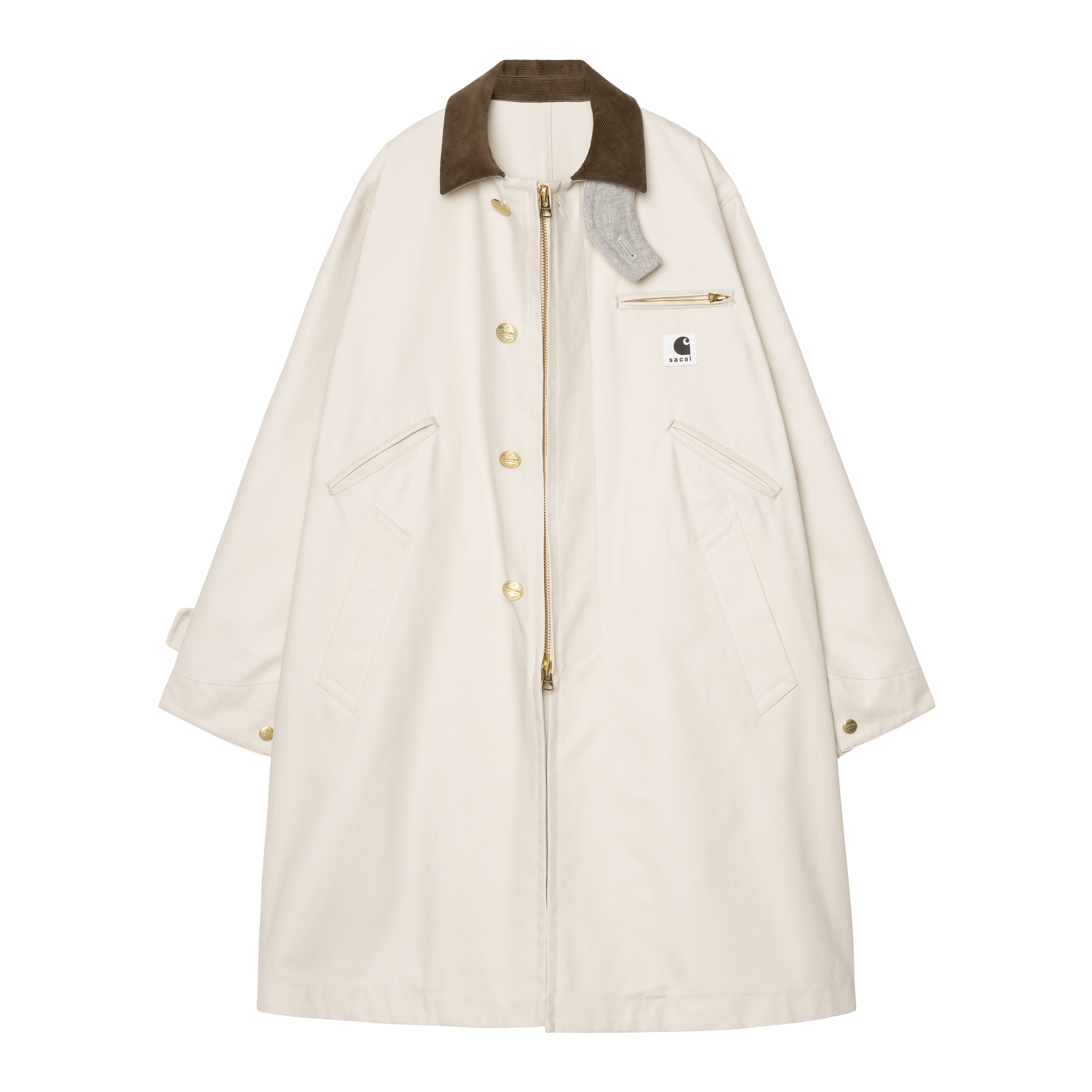 Carhartt WIP sacai x Carhartt WIP Duck Coat, Sacai Ivory