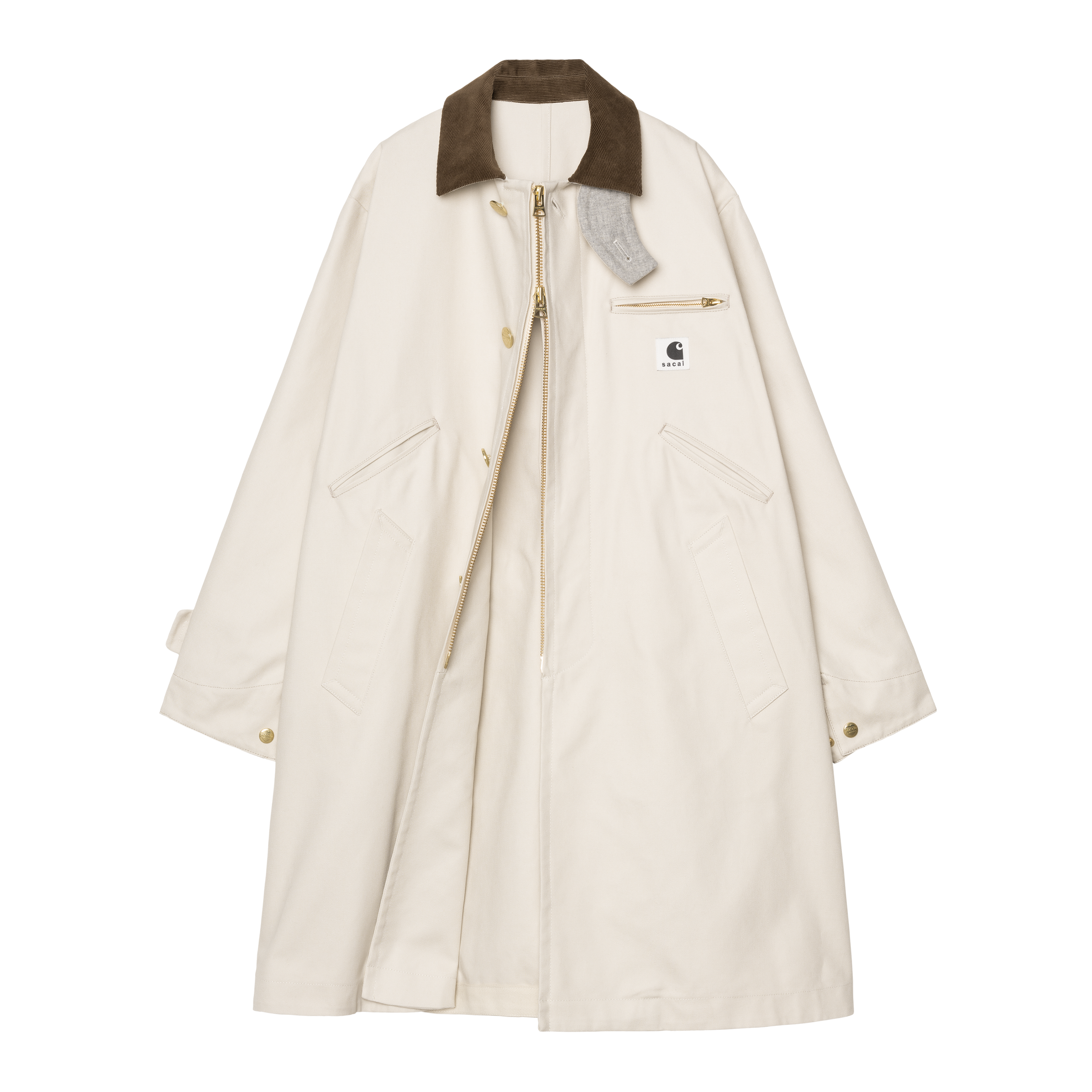 Carhartt WIP sacai x Carhartt WIP Duck Coat, Sacai Ivory