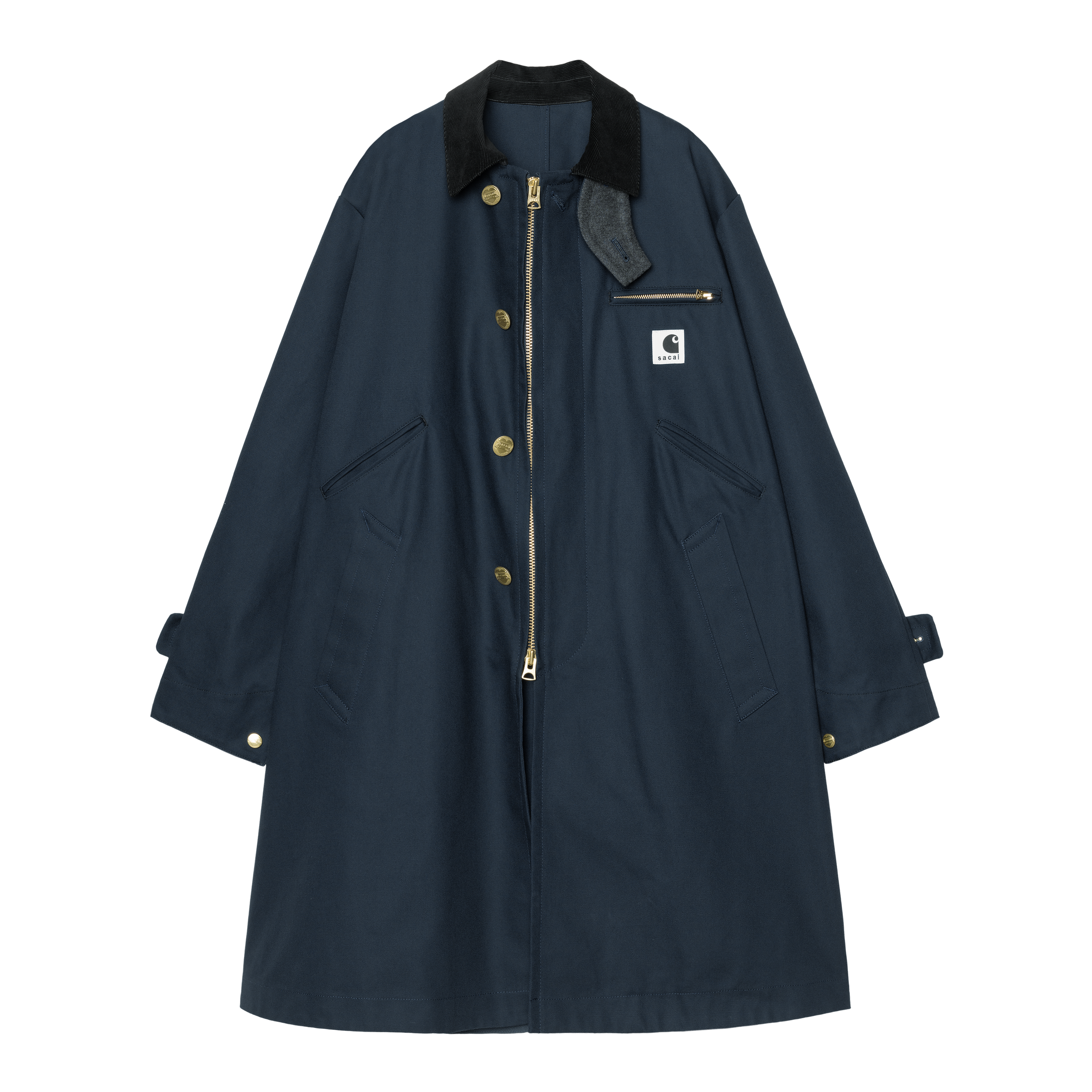 Carhartt WIP sacai x Carhartt WIP Duck Coat, Sacai Blue | Official