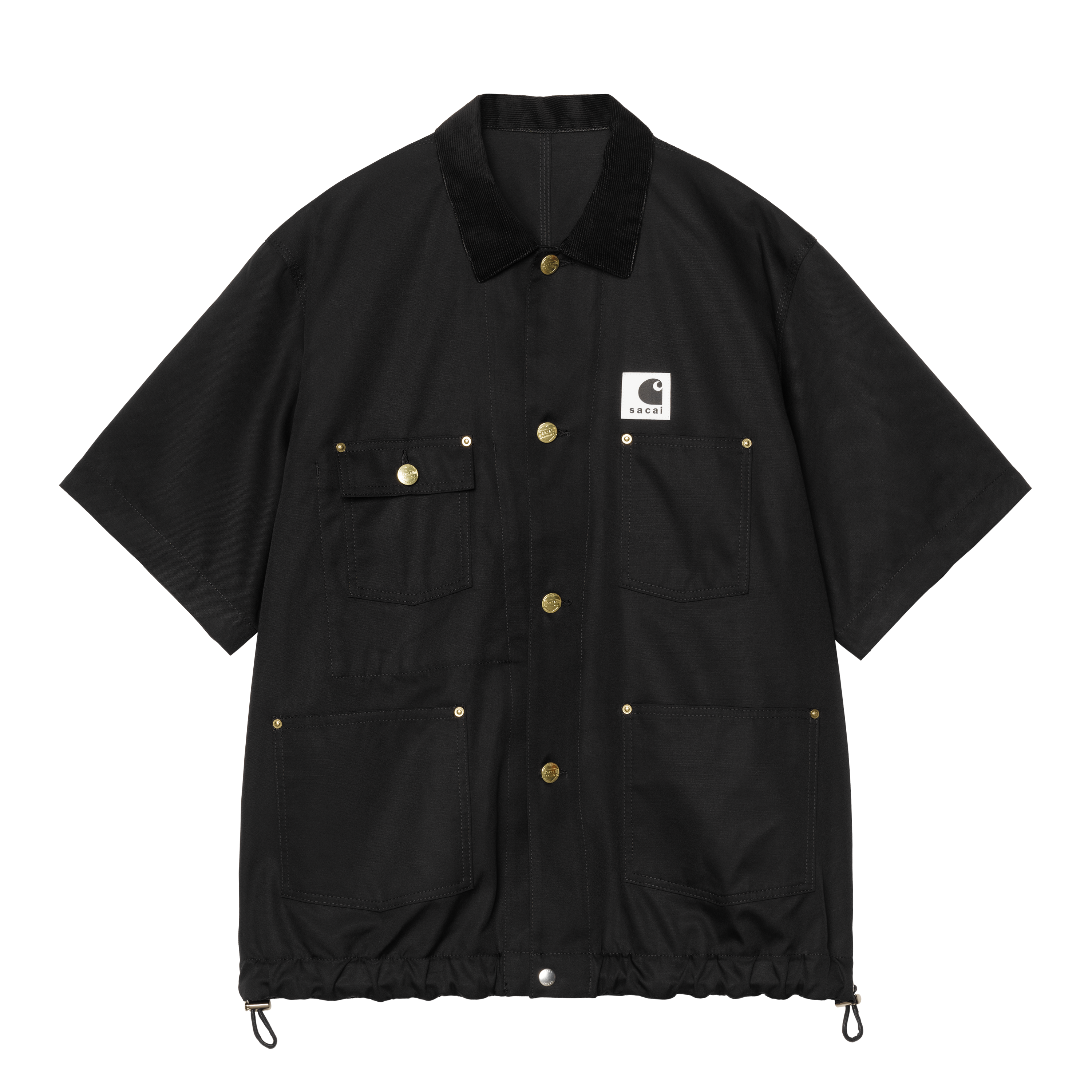Carhartt WIP sacai x Carhartt WIP Duck Shirt, Sacai Black