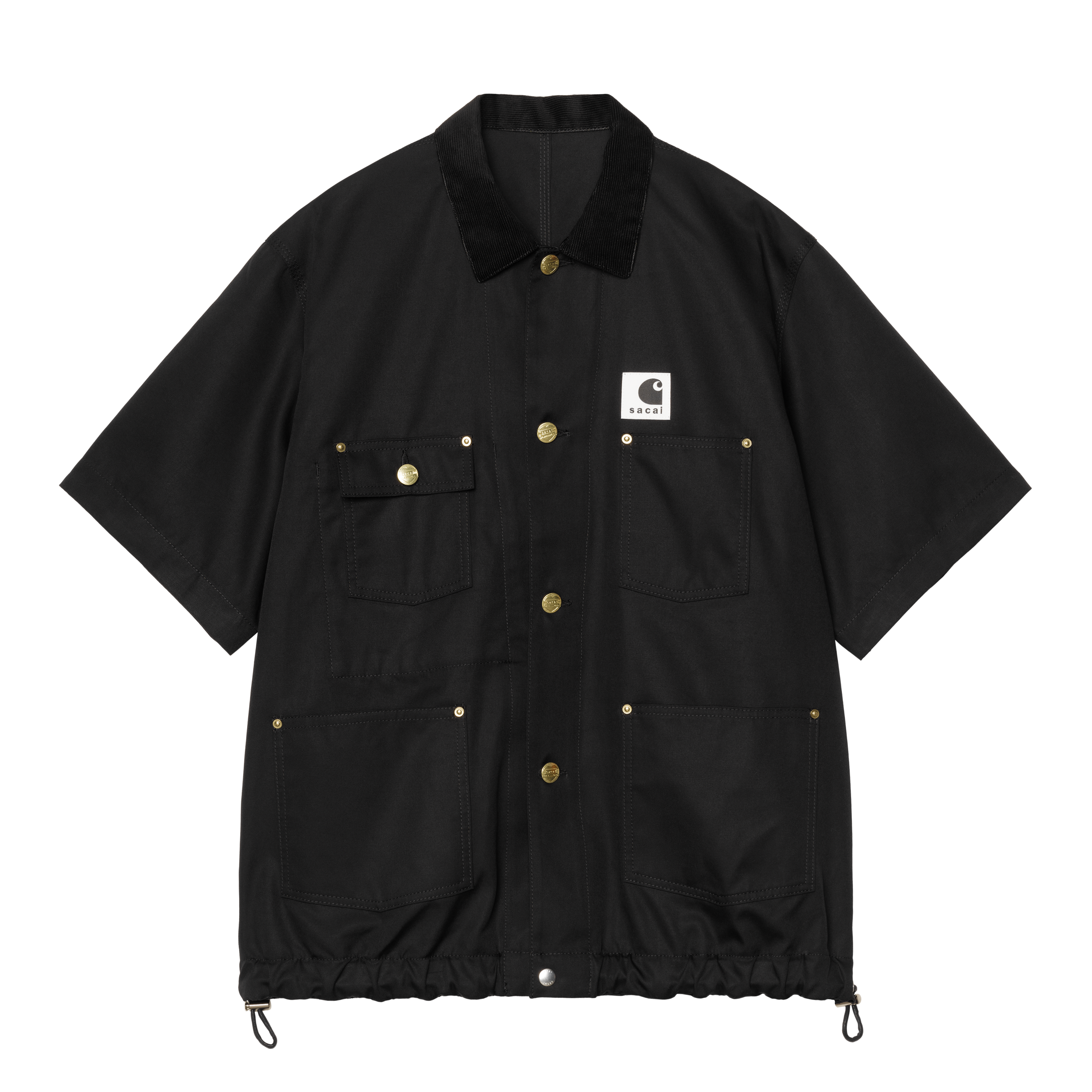 Carhartt WIP sacai x Carhartt WIP Duck Shirt, Sacai Black