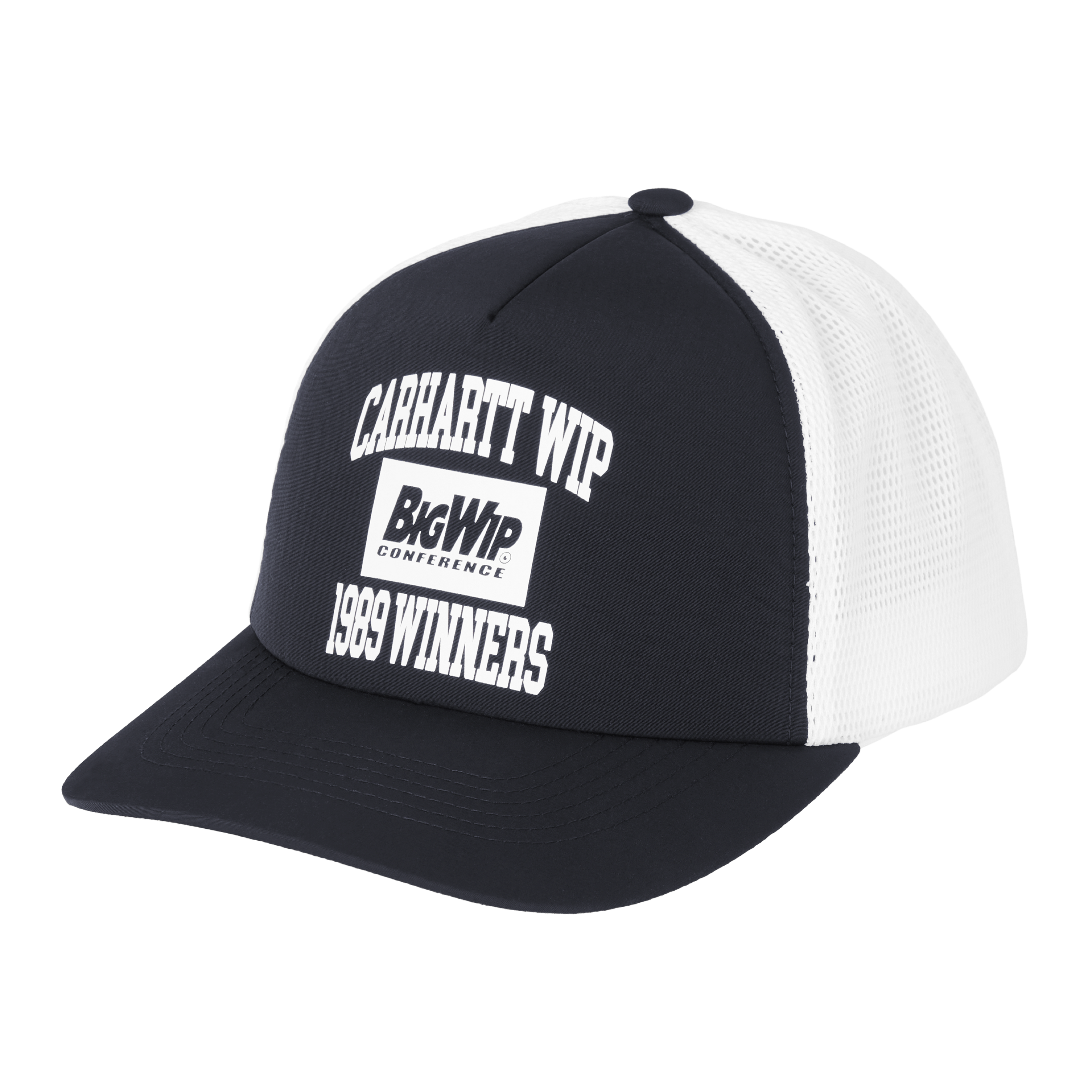 Carhartt WIP 1989 Winners Trucker Cap, Dark Navy / White