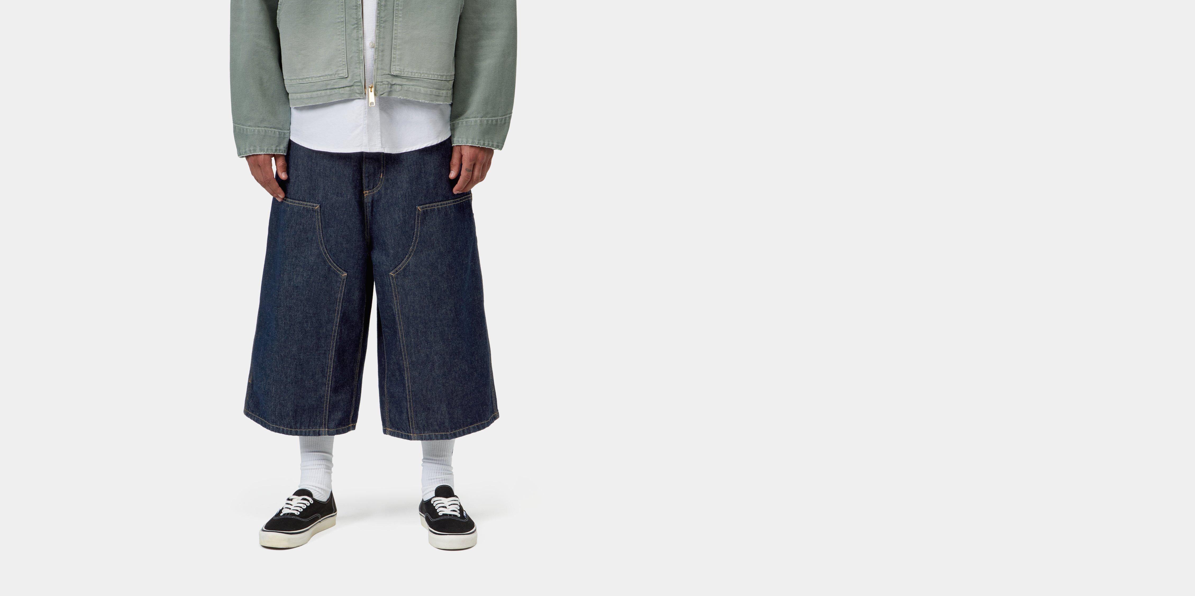 Carhartt WIP OG Double Knee Short (Long) Blue rinsed | XL | Men