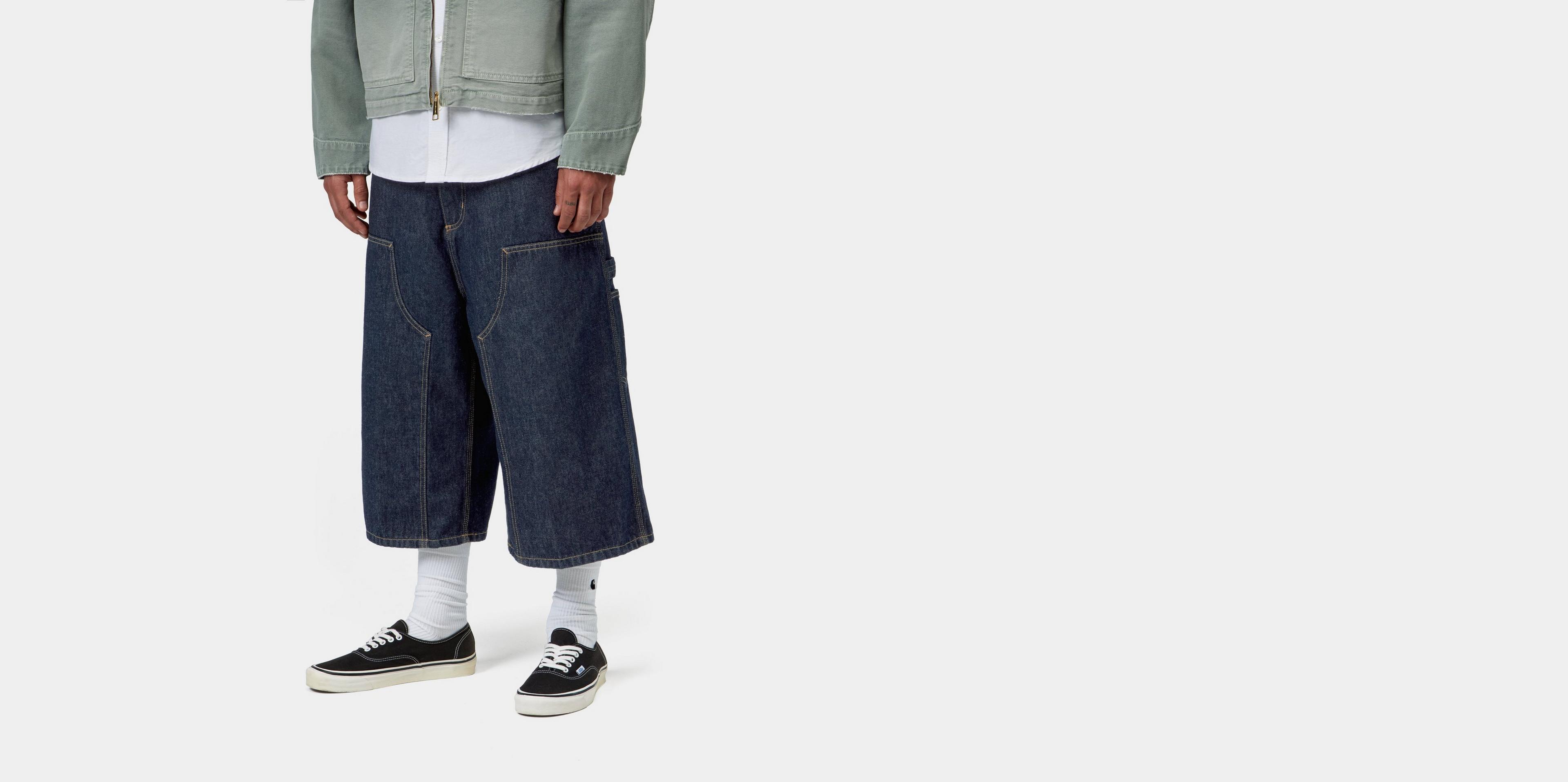 Carhartt WIP OG Double Knee Long Short, Blue | Official Online Store