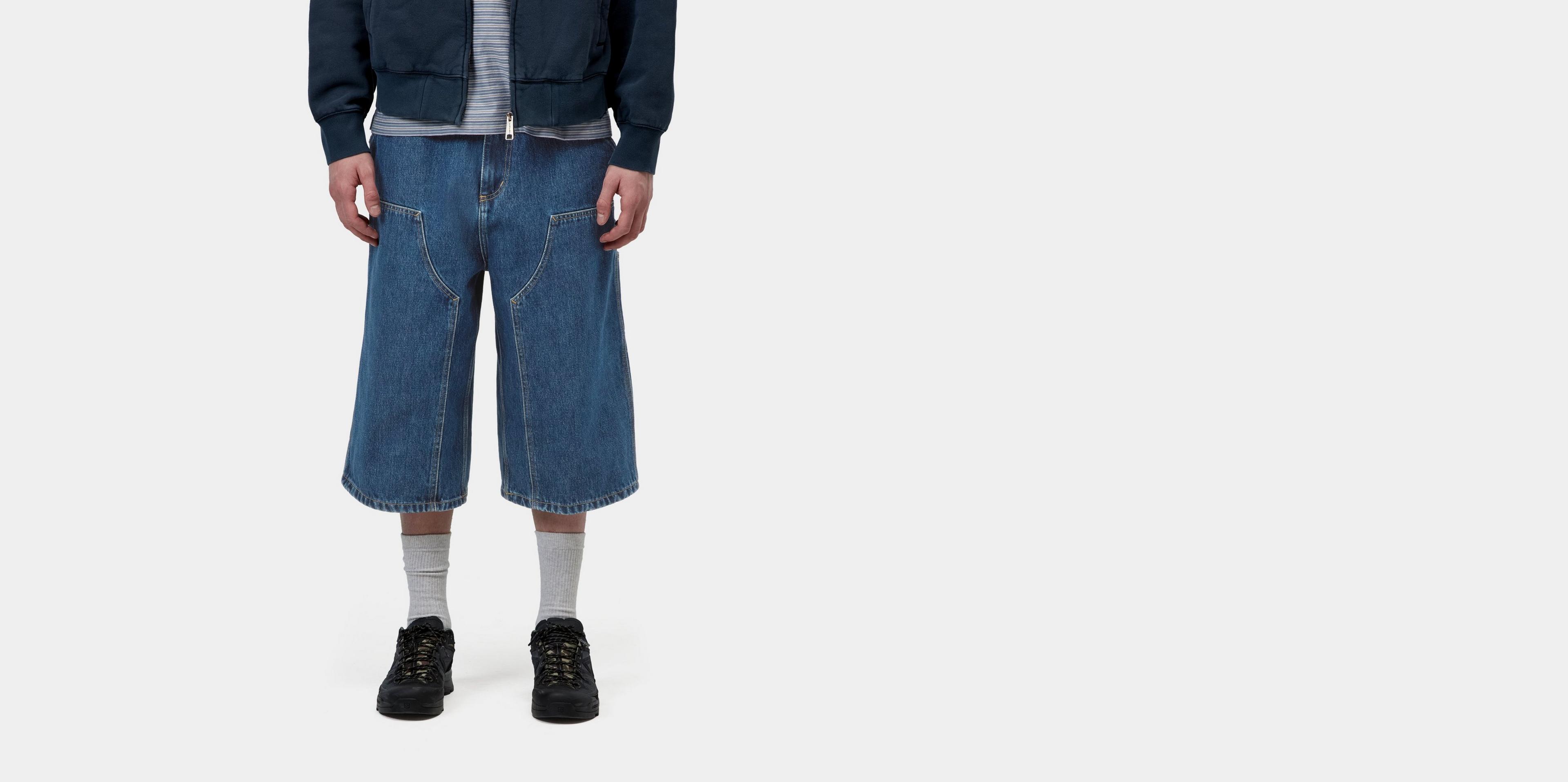 Carhartt WIP OG Double Knee Short (Long), Blue | Official Online Store