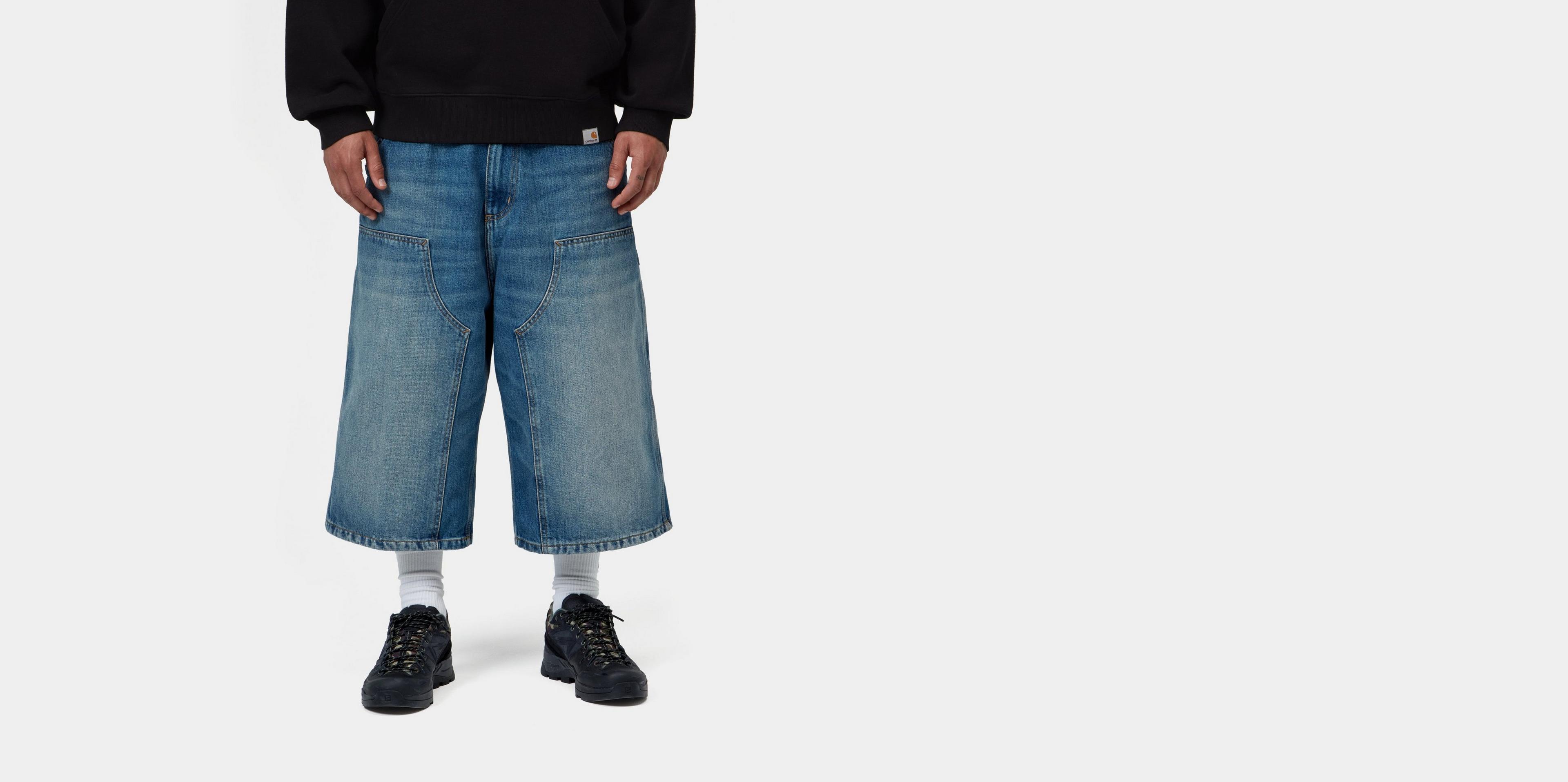 Carhartt WIP OG Double Knee Long Short, Blue | Official Online Store