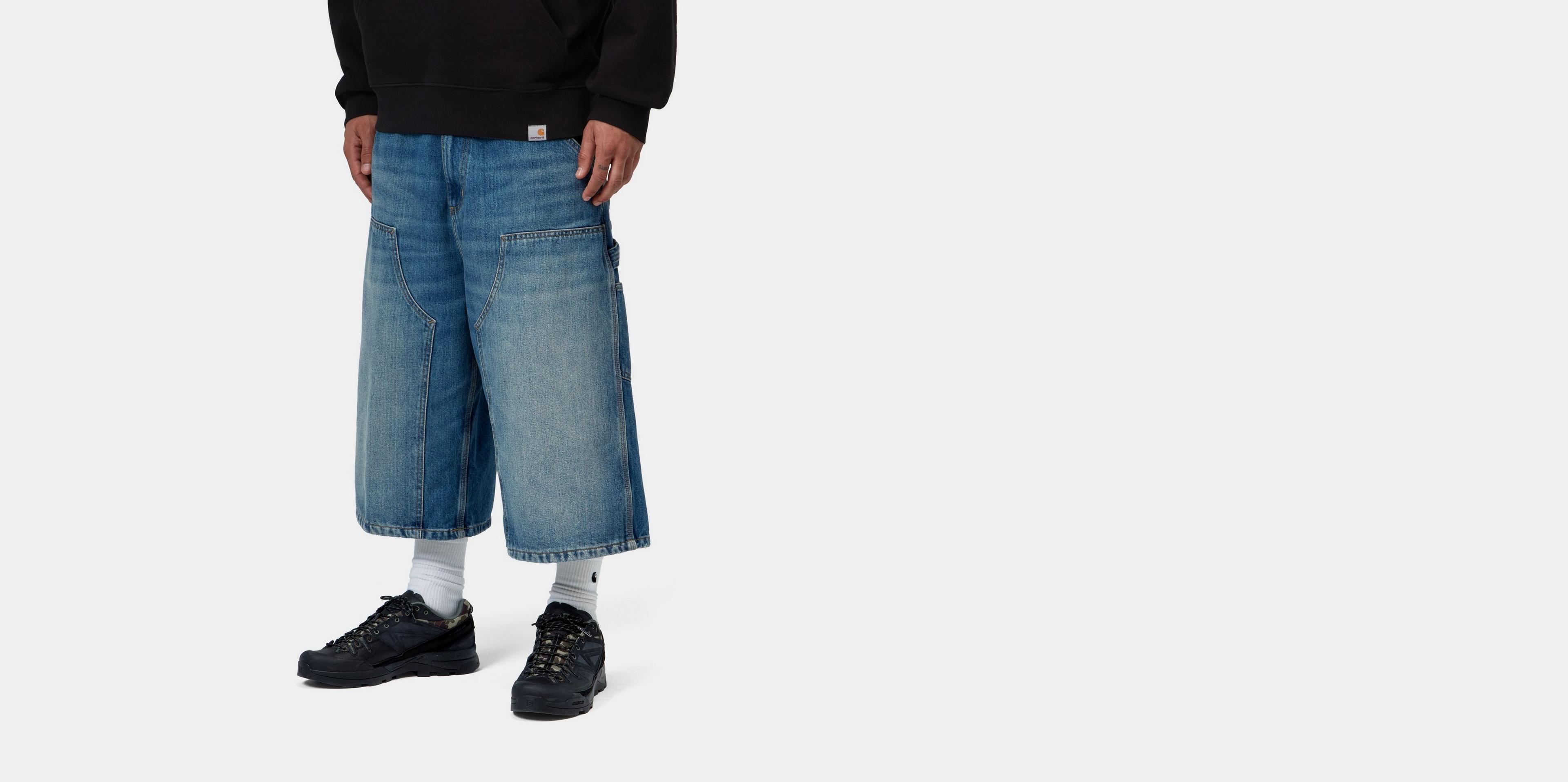 Carhartt WIP OG Double Knee Short (Long), Blue | Official Online Store