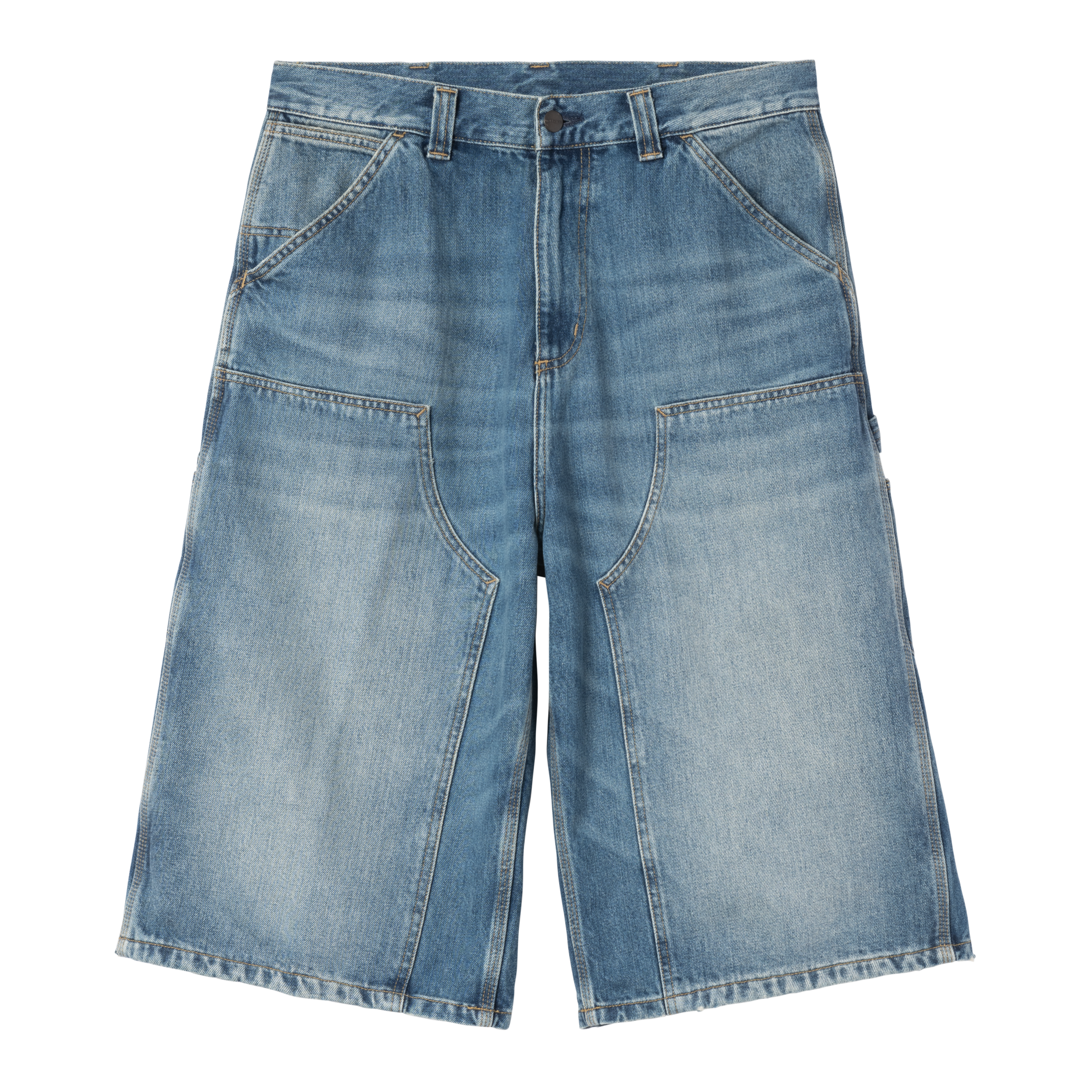 Carhartt WIP OG Double Knee Long Short, Blue | Official Online Store