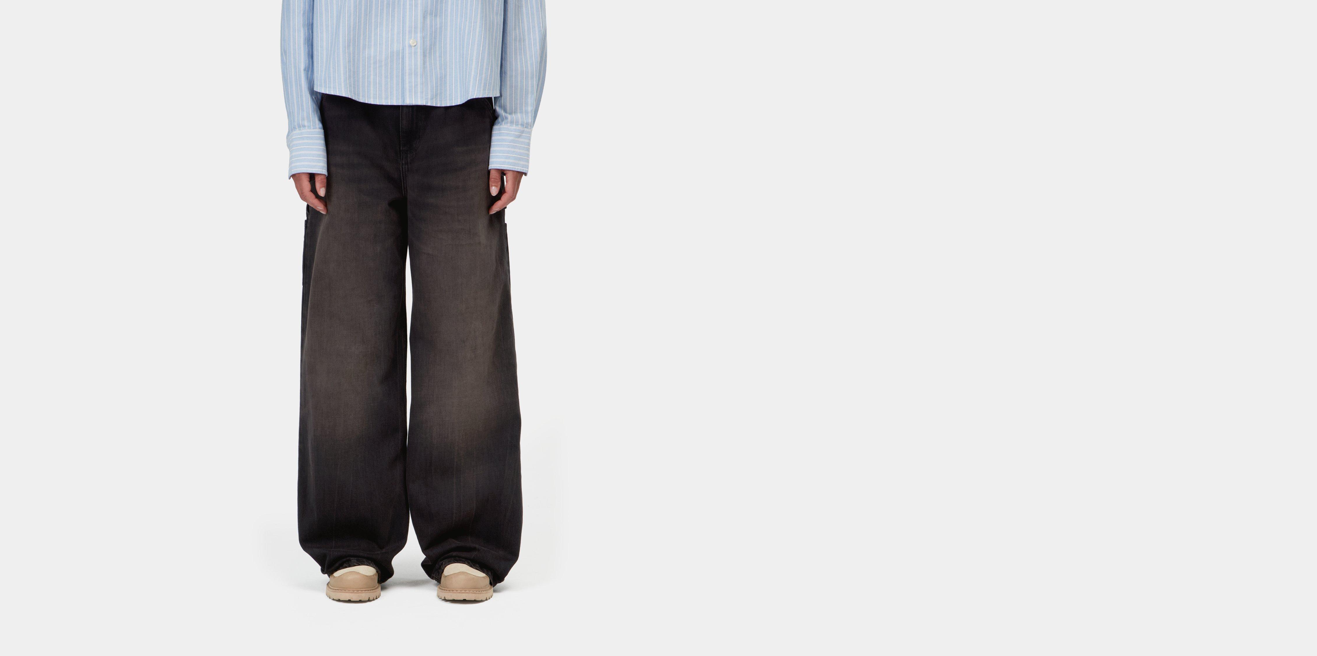 Carhartt WIP W' Jens Pant Black marble dark worn | 24 | Women