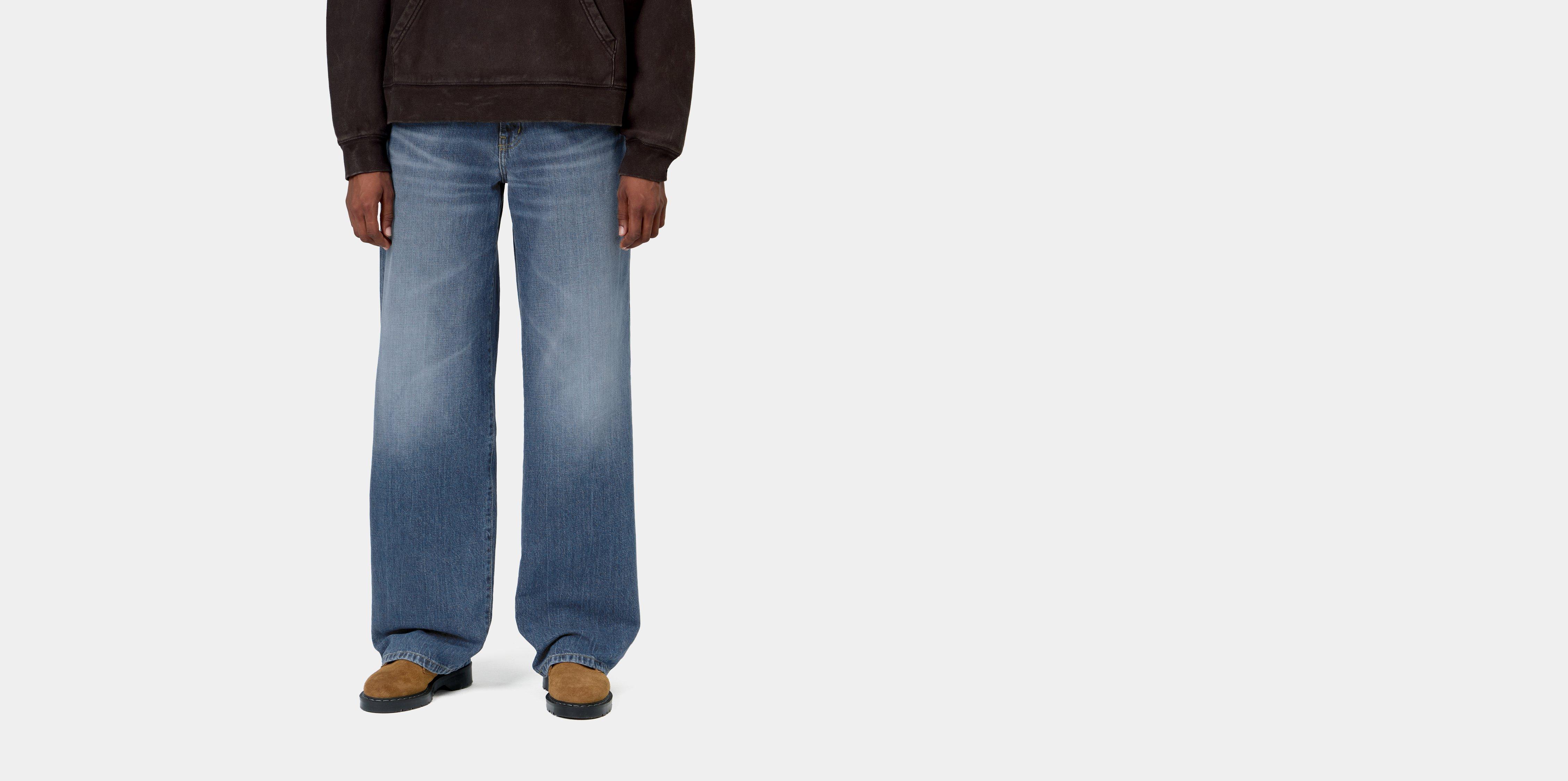 Carhartt WIP W' Lavine Pant Blue marble used wash | 25 | Women