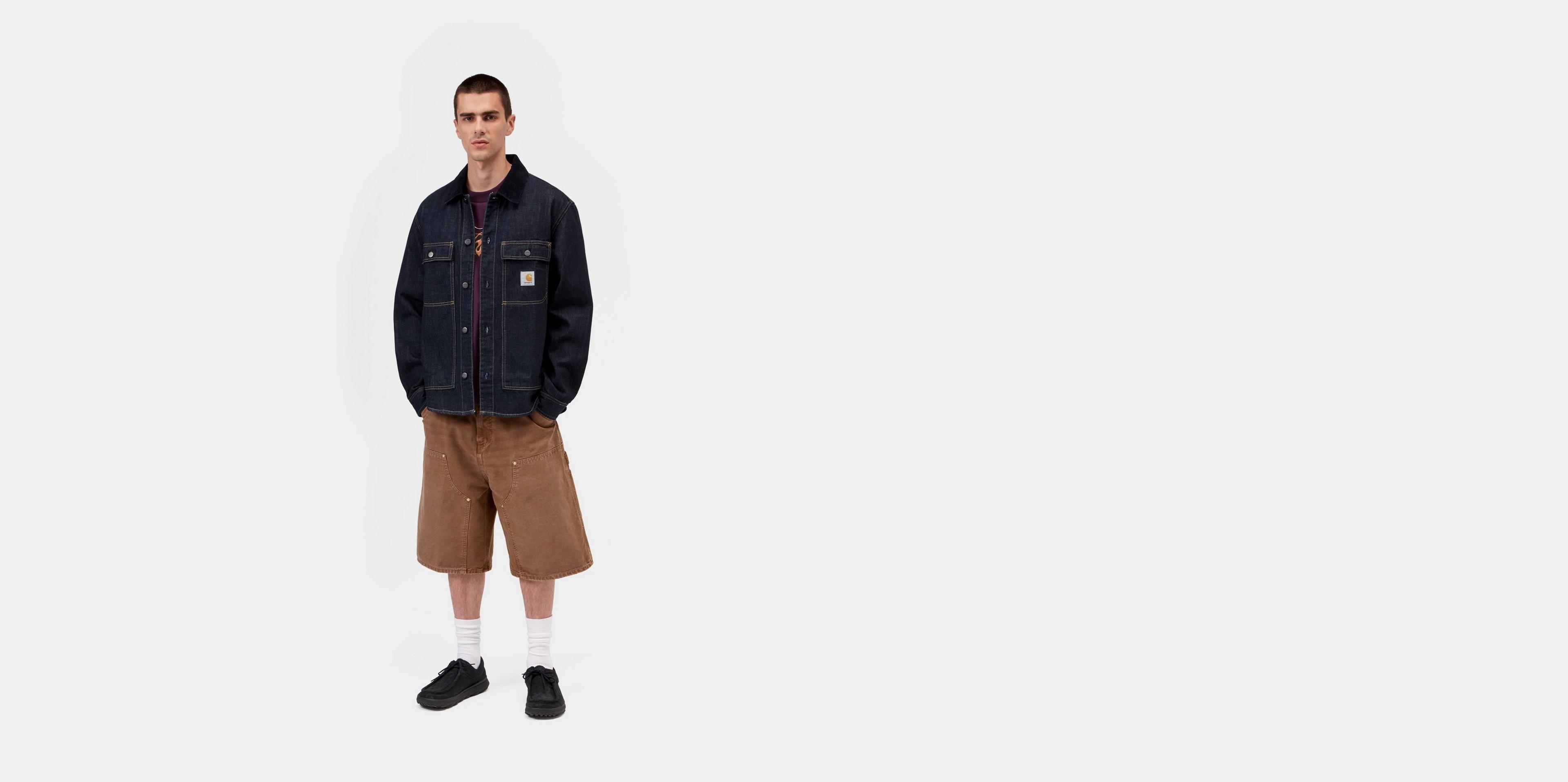 Carhartt WIP Oakland Shirt Jac, Blue / Dark Navy | Official Online