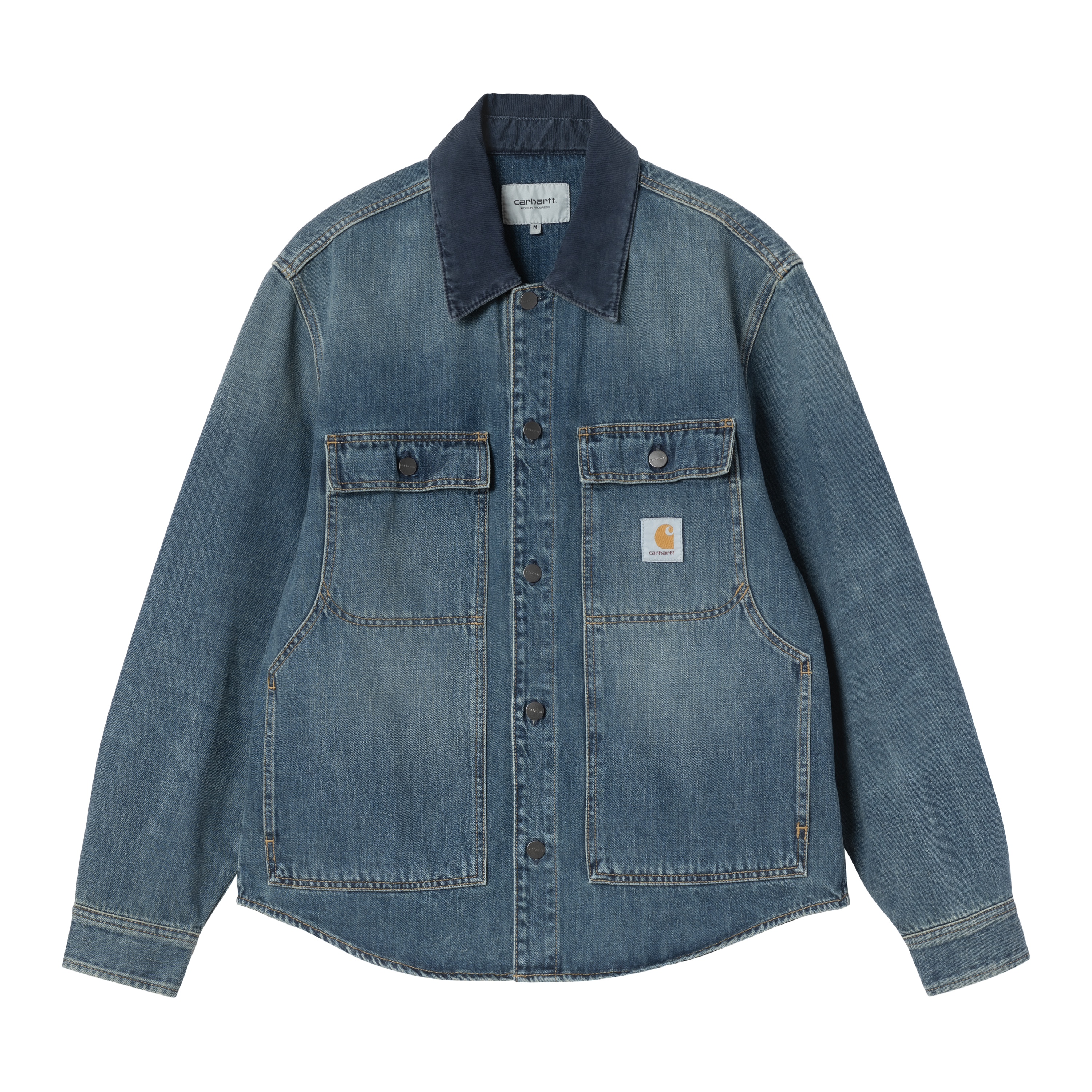 Carhartt WIP Oakland Shirt Jac, Blue / Dark Navy | Official Online