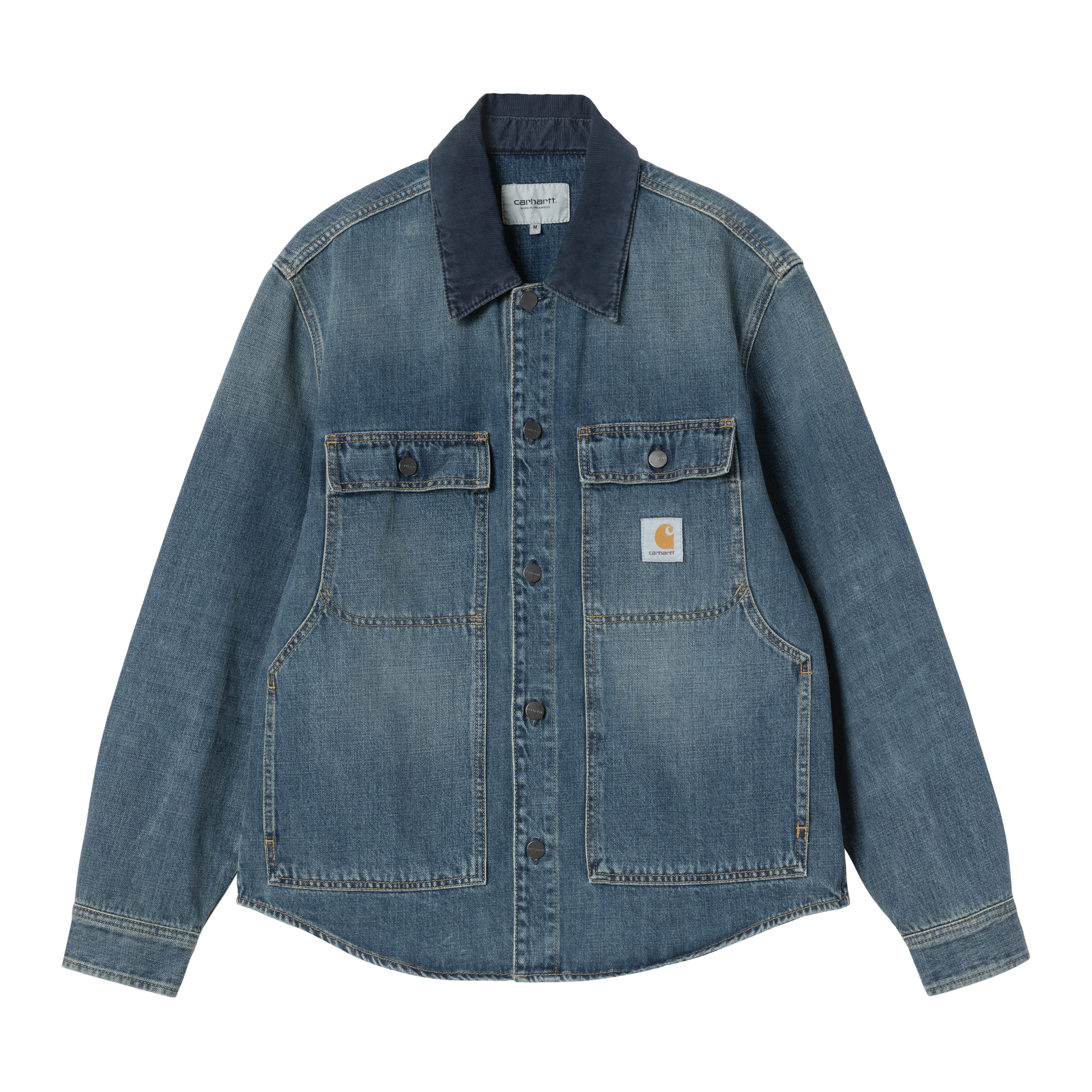 Carhartt WIP Oakland Shirt Jac, Blue / Dark Navy | Official Online