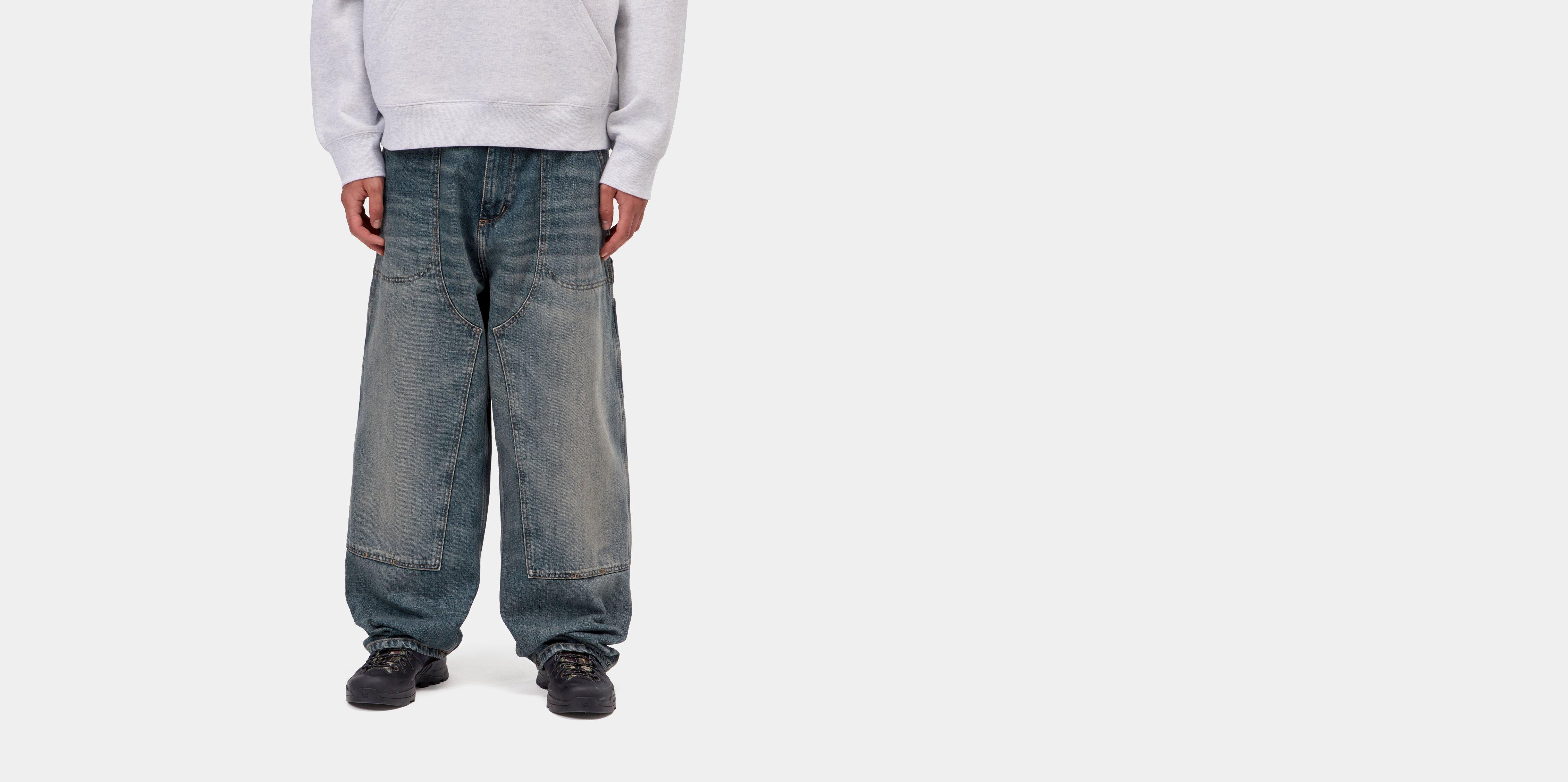 Carhartt WIP Oakland Pant Blue worn used wash | XXL