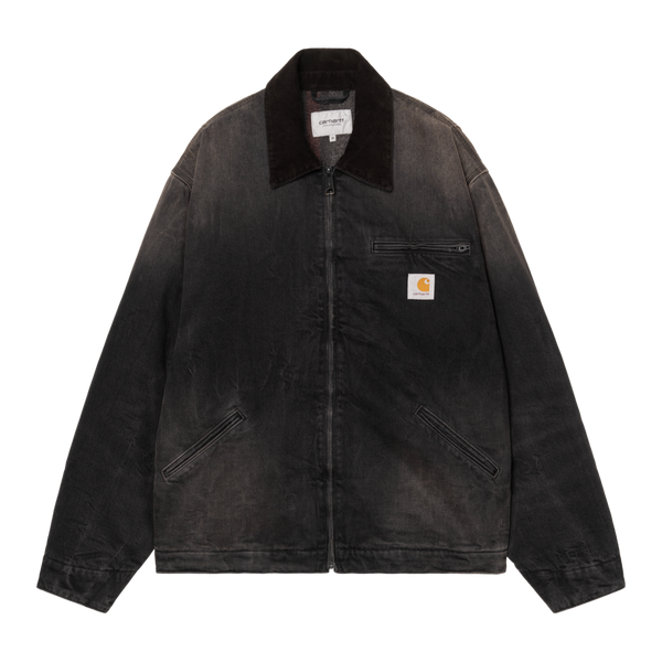 OG Detroit Jacket Black / Black marble dark worn