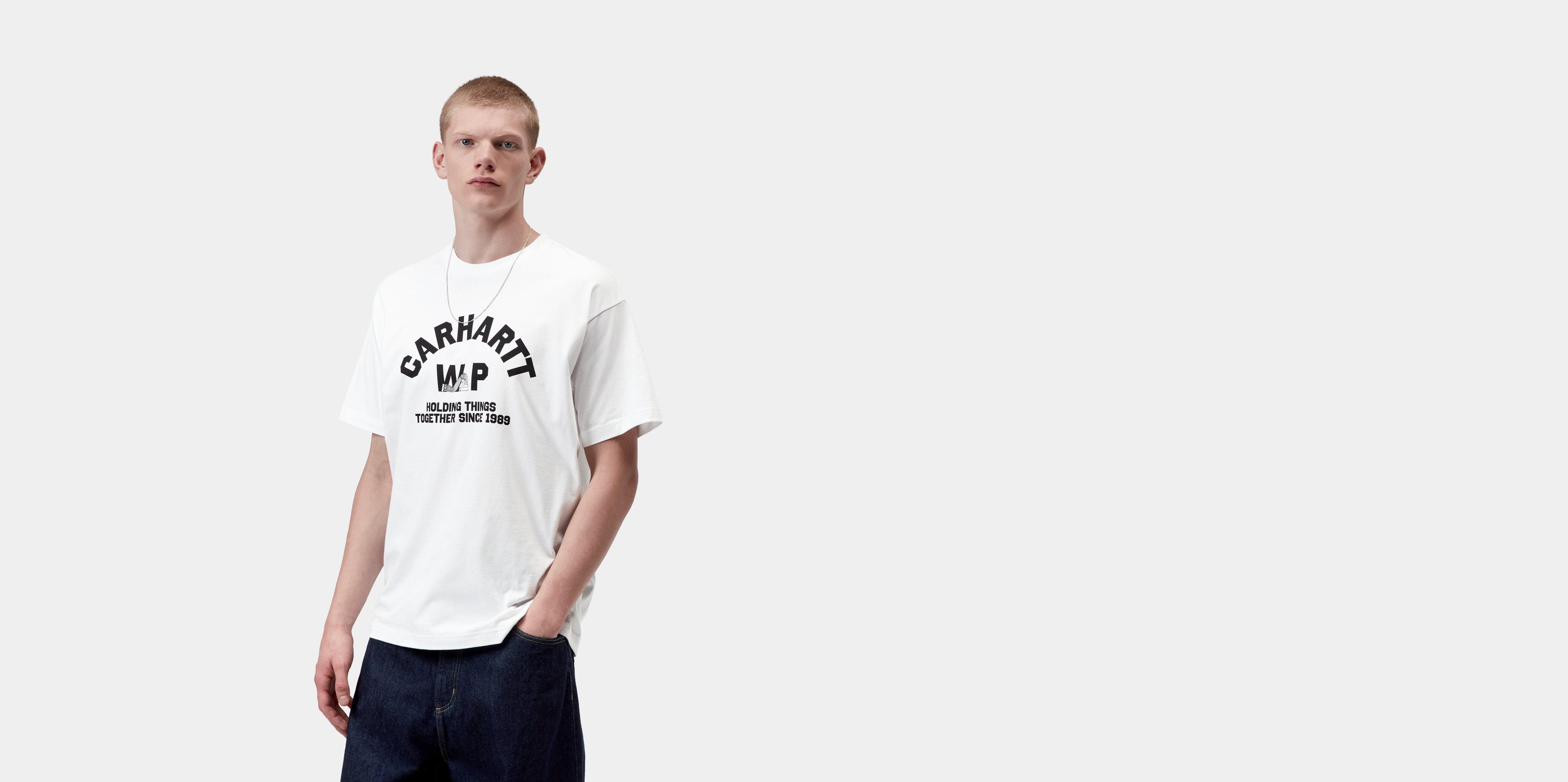Carhartt WIP S/S Column T-Shirt White | S | Men