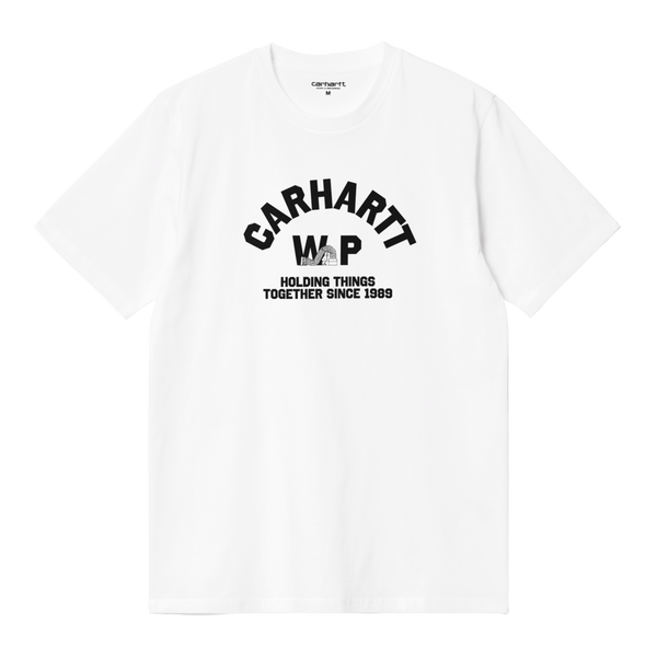 S/S Column T-Shirt White