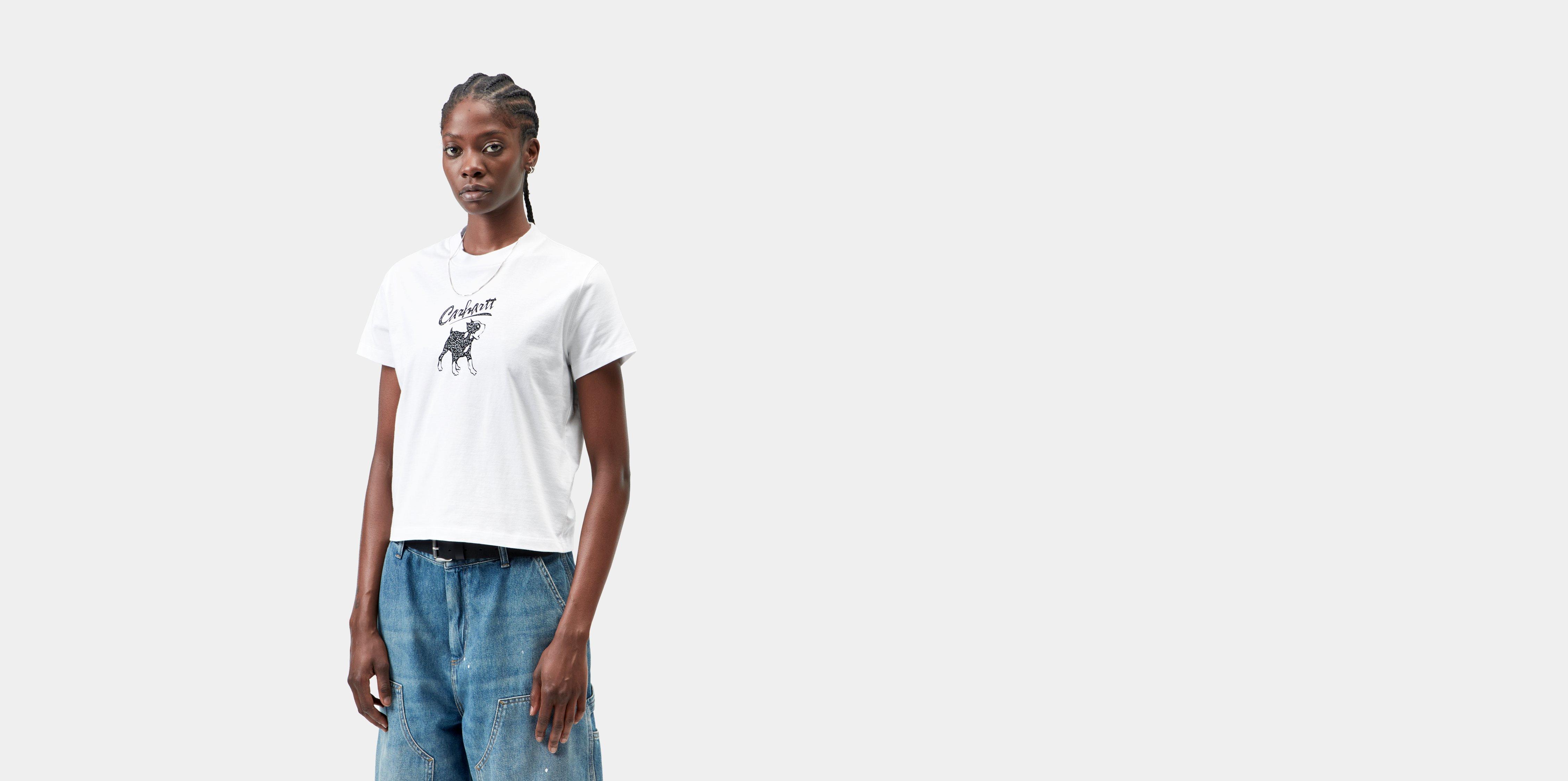 Carhartt WIP Women’s S/S Pup T-Shirt | white | S | Women