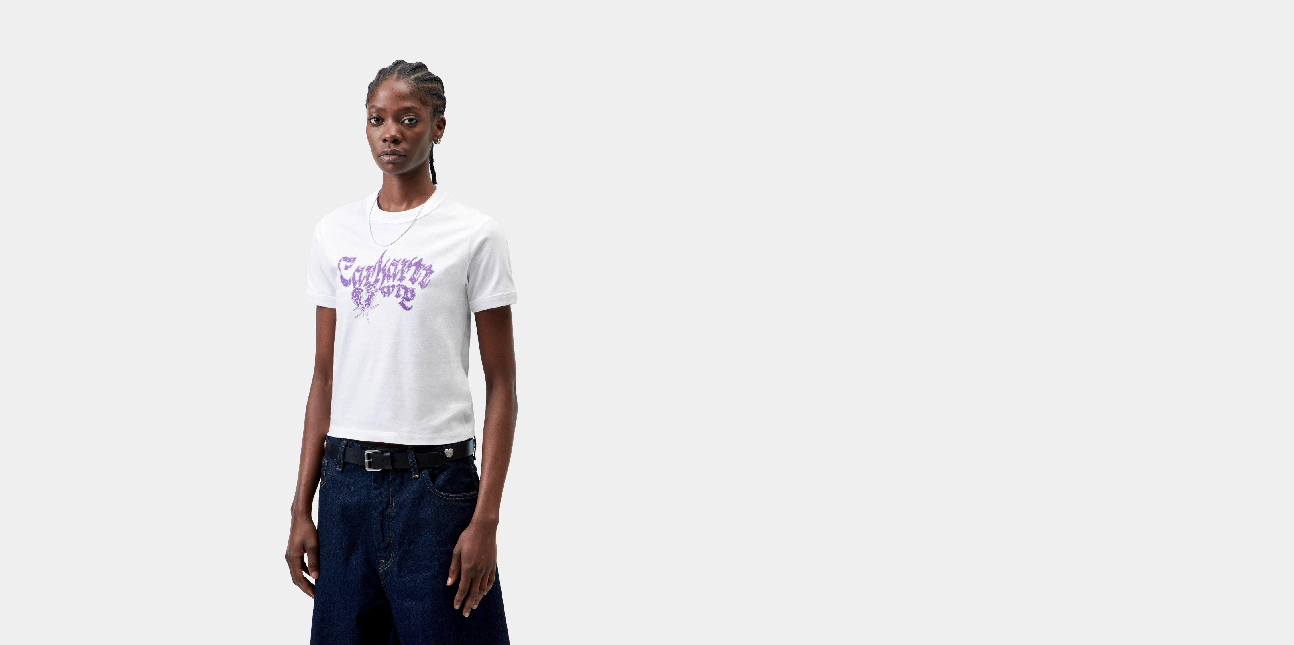 Carhartt WIP Women’s S/S Disenchant Ringer T-Shirt | white | L | Women
