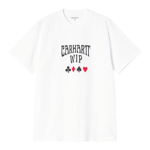 S/S Deck Script T-Shirt White