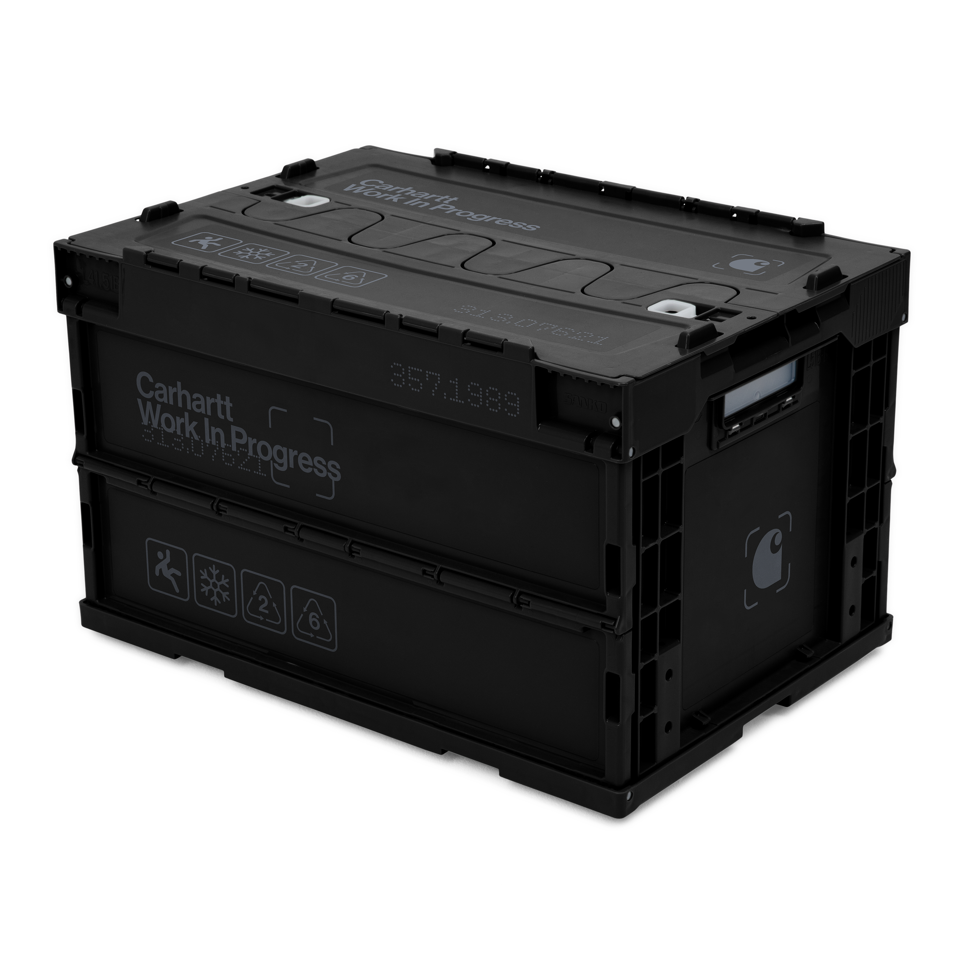 Carhartt WIP Boxed Foldable Container, Black / Grey | Official