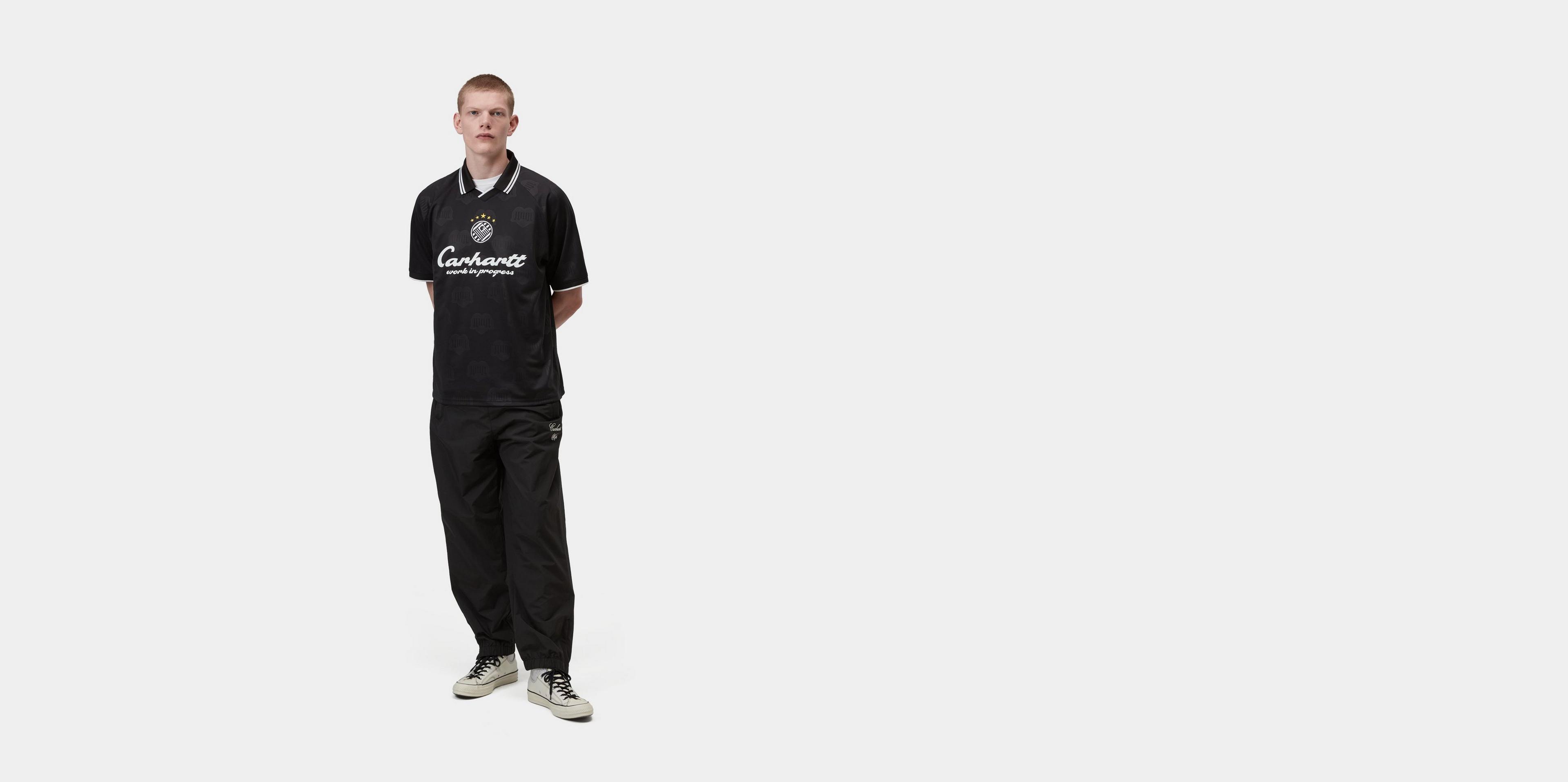 Carhartt WIP S/S Terrace Football T-Shirt, Heart Train Jacquard
