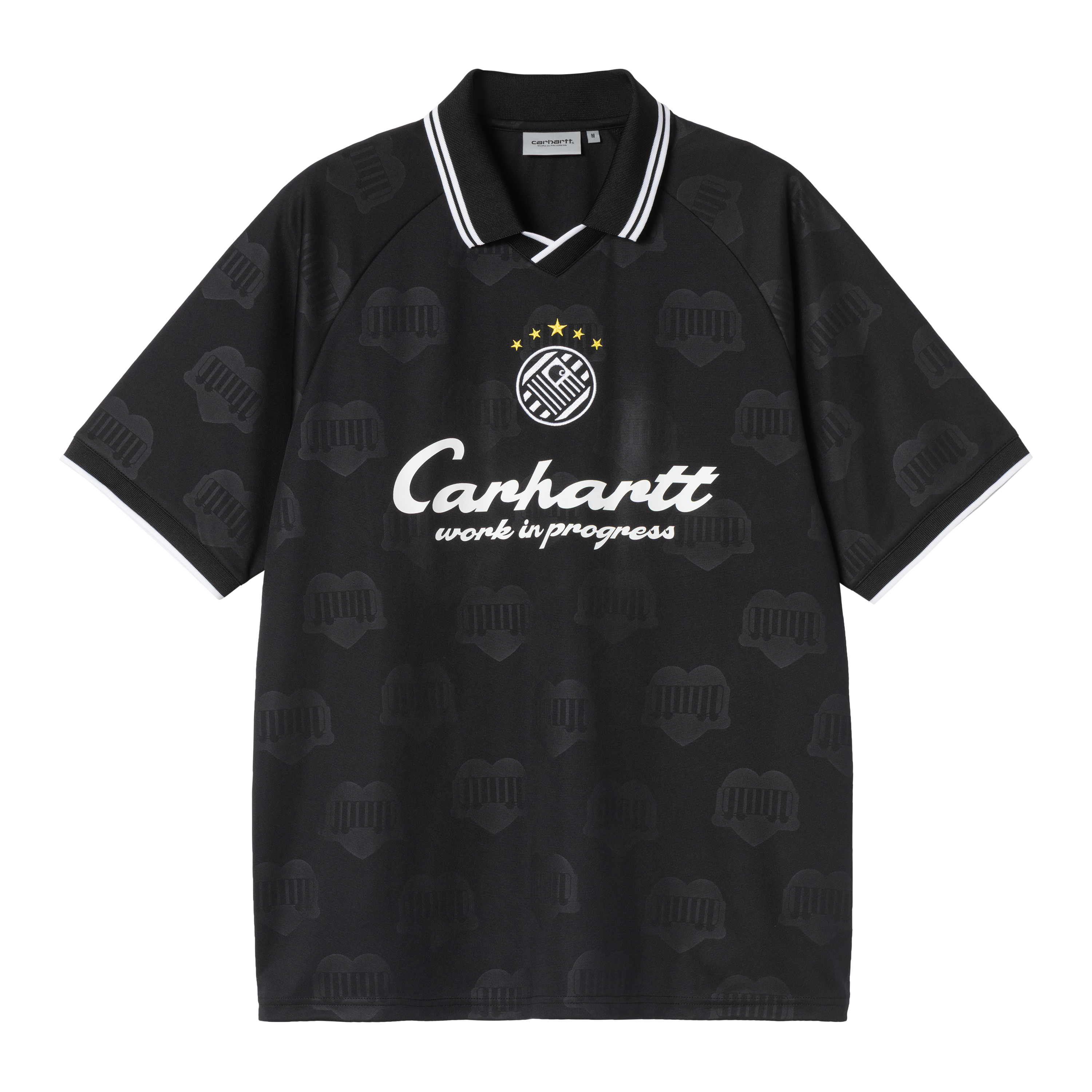 Carhartt WIP S/S Terrace Football T-Shirt, Heart Train Jacquard