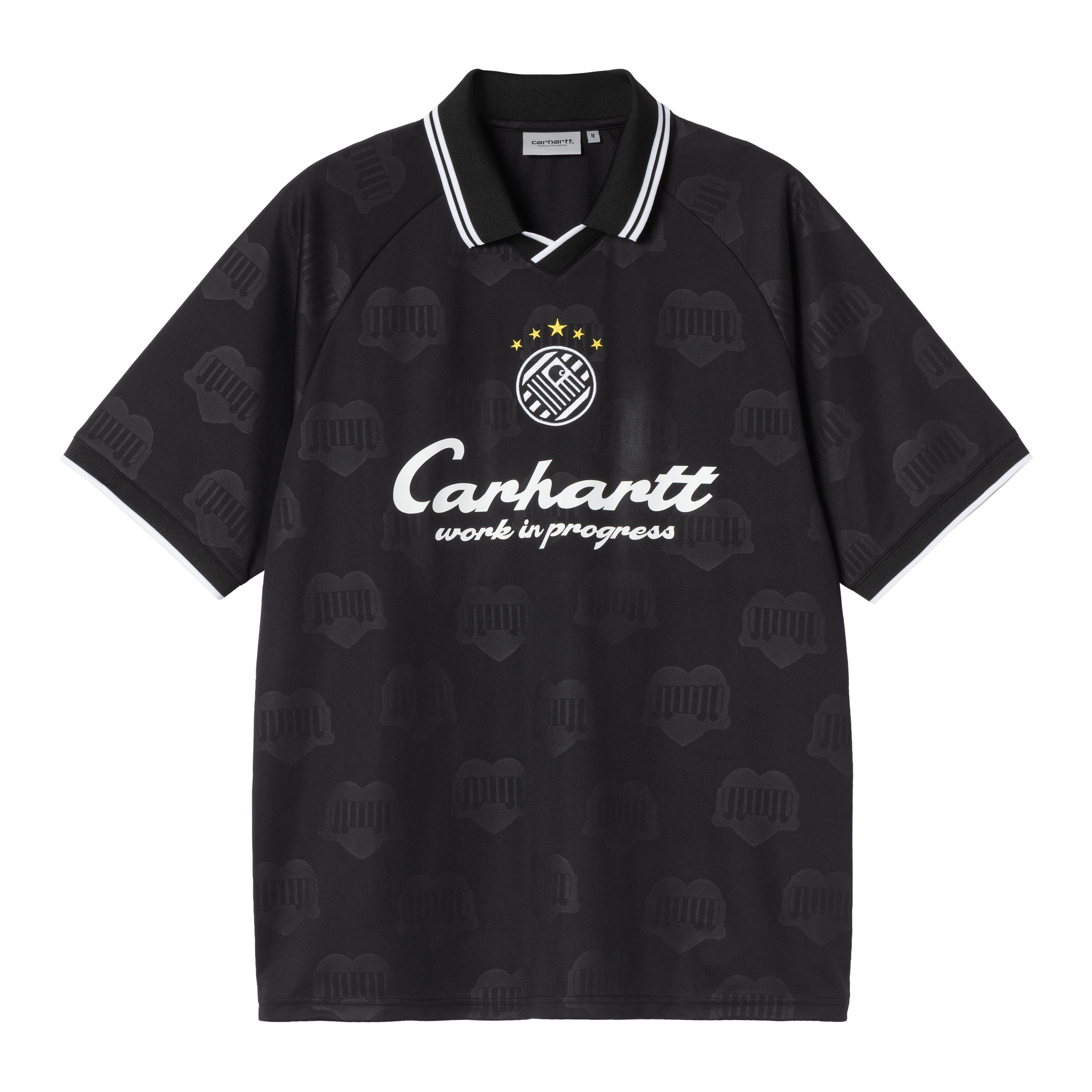 Carhartt WIP S/S Terrace Football T-Shirt, Heart Train Jacquard