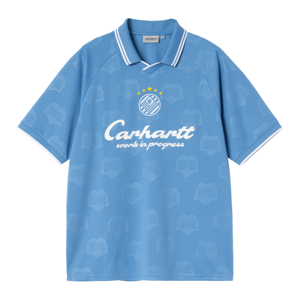 S/S Terrace Football T-Shirt Heart Train Jacquard, Curacao