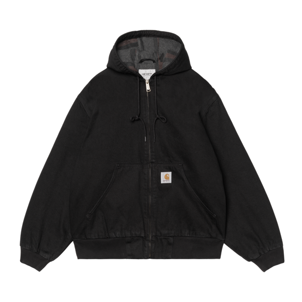 OG Active Jacket Black rinsed
