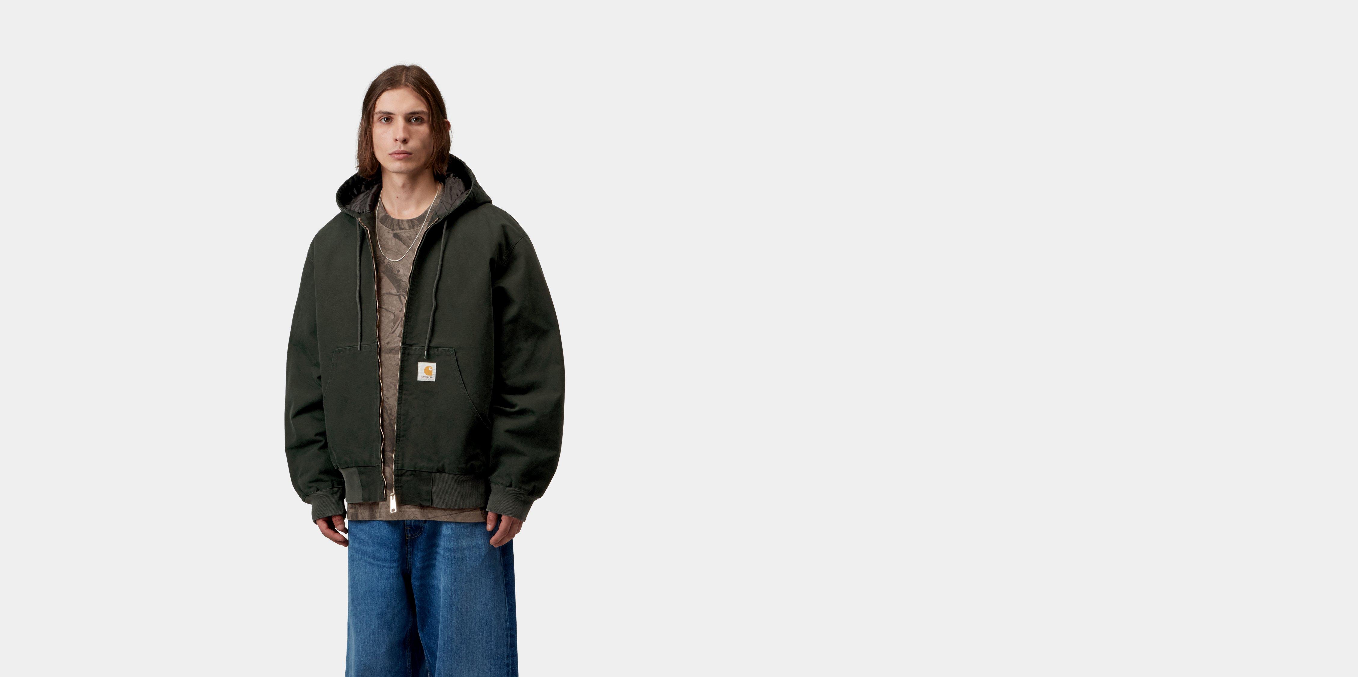 Carhartt WIP OG Active Jacket Raven stone canvas | black | XS | Men