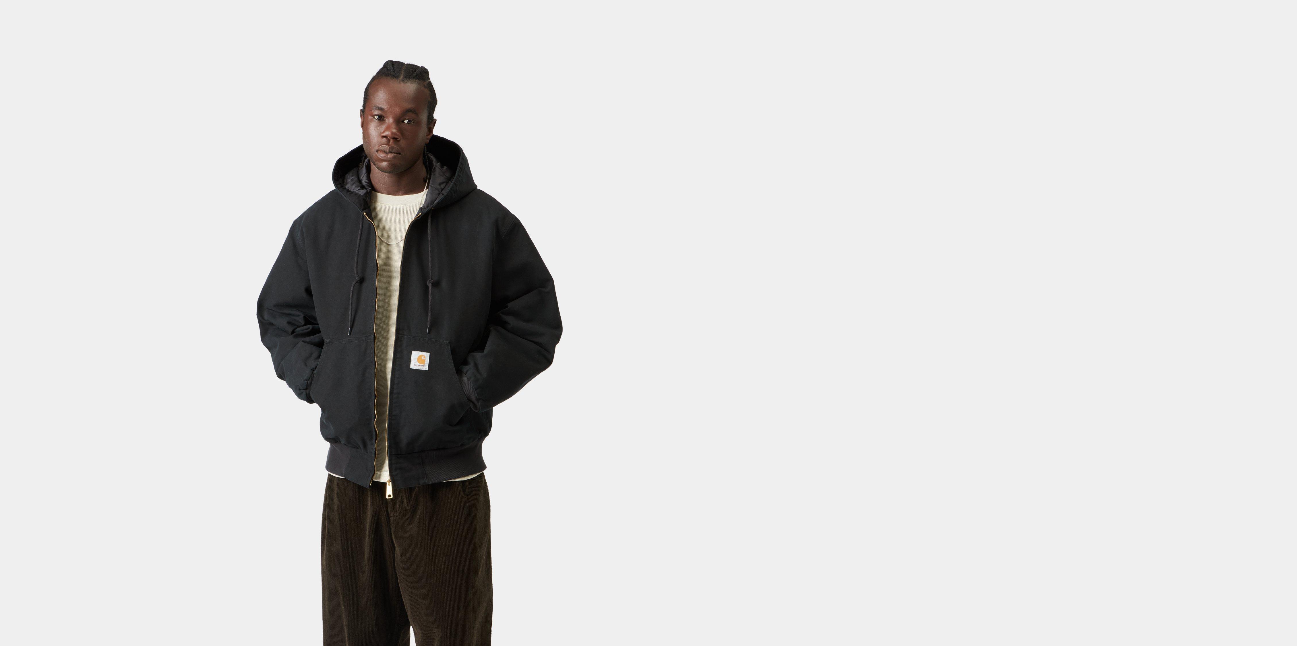 Carhartt WIP OG Active Jacket Black stone canvas | XXL | Men