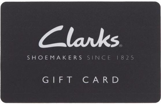 Clarks gift sale vouchers