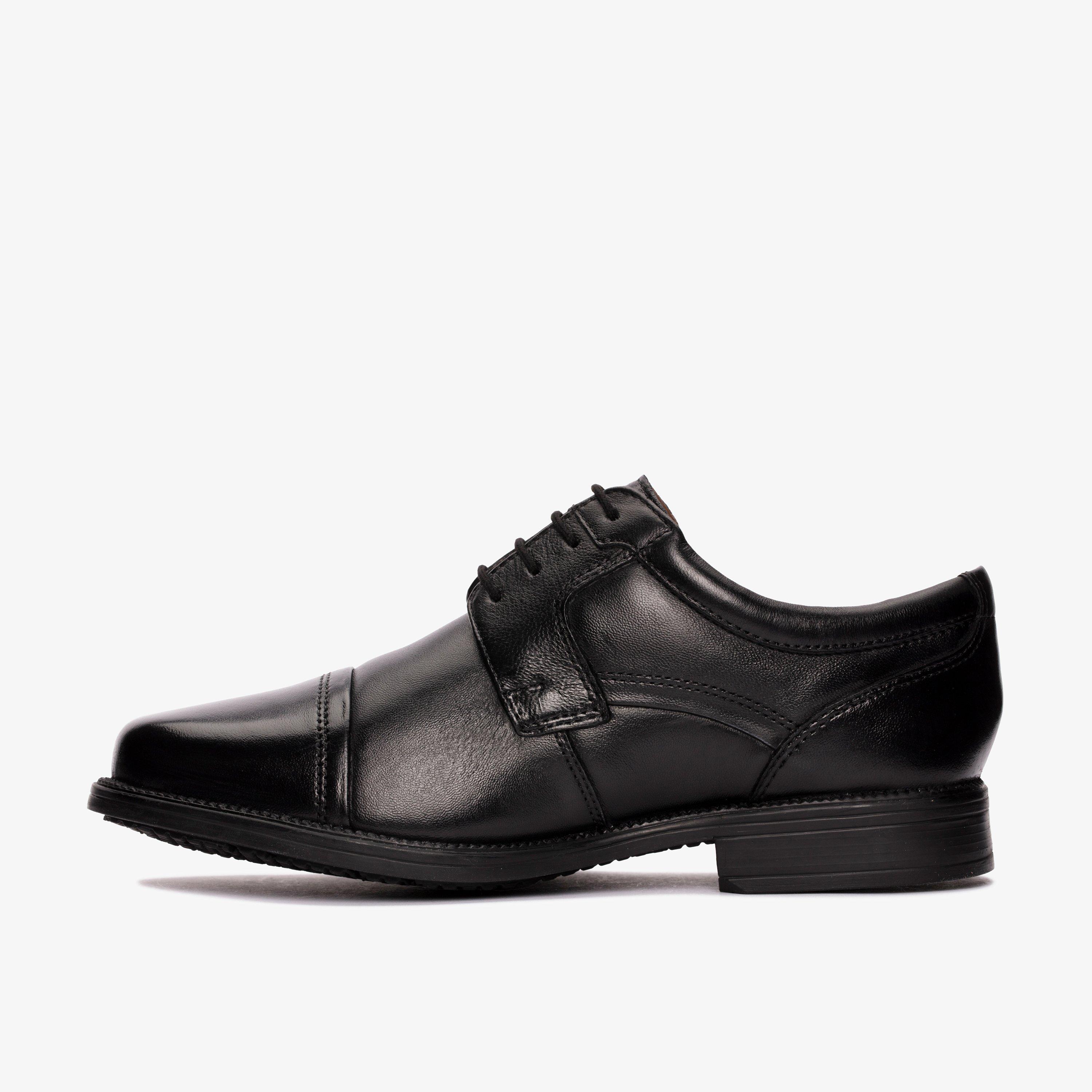 Hail Cap Black Leather Lace Up, view 2 of 6