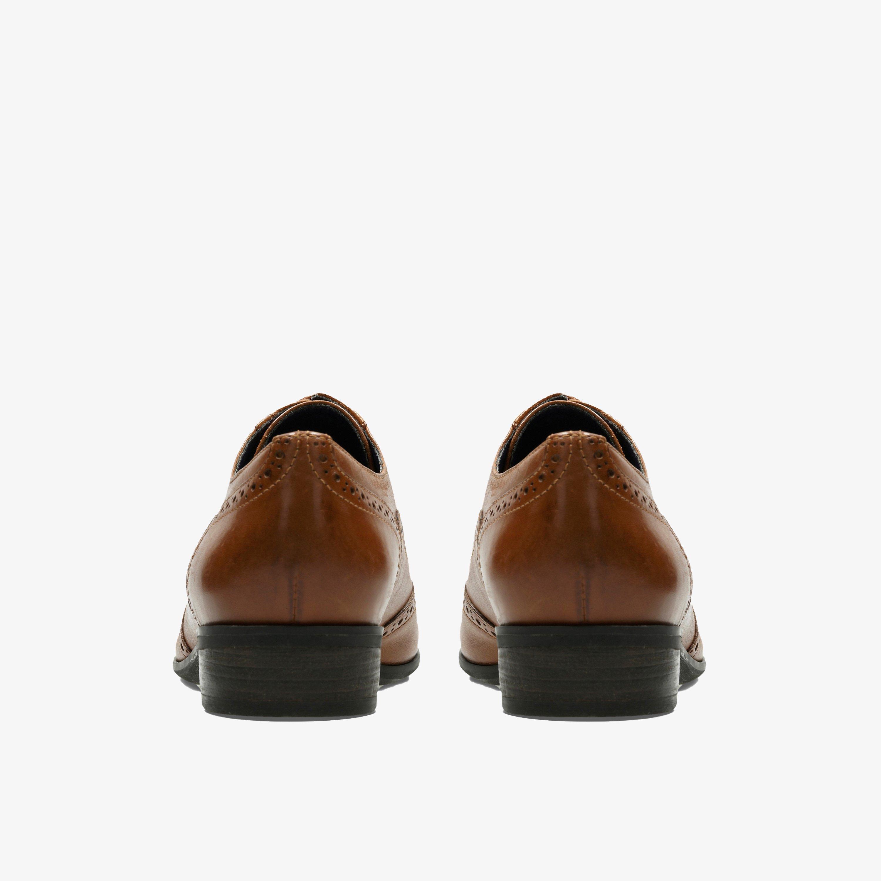 Hamble Oak Dark Tan Leather Brogues Lace Up, view 5 of 6
